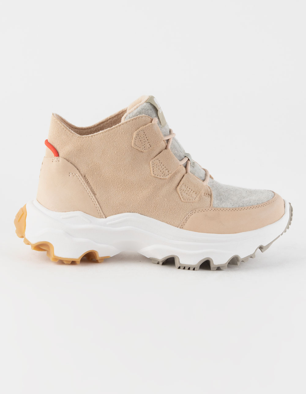 SOREL Kinetic Breakthru Caribou Womens Waterproof Boots - SAND