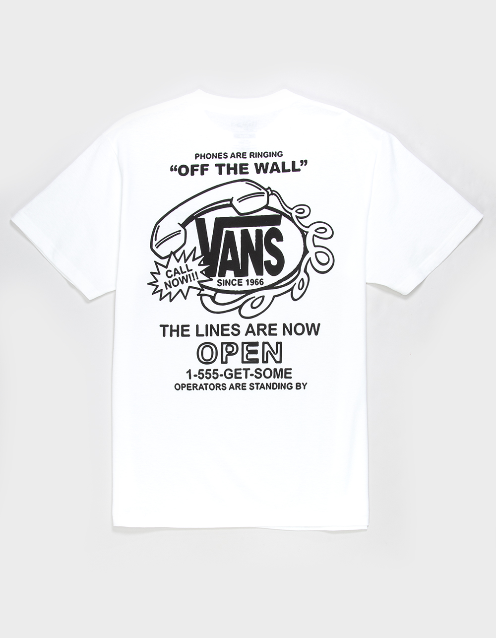 VANS Hot Lines Mens Tee - WHITE