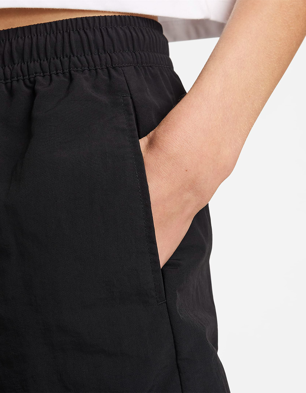 NIKE Sportswear Everything Woven Womens Shorts - BLK/WHT