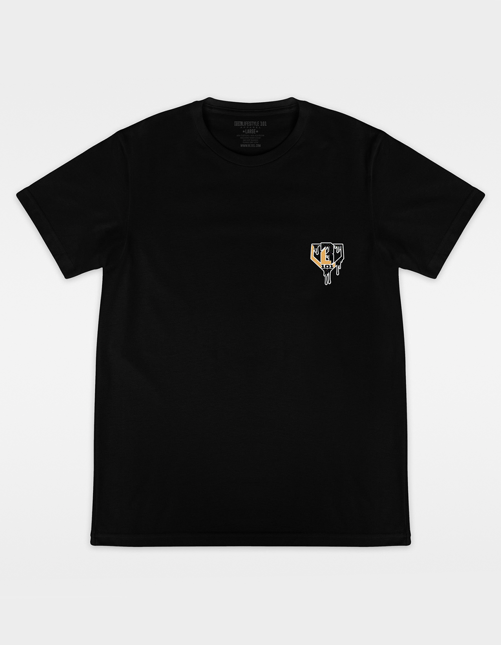 BASEBALL LIFESTYLE 101 Ice Cream Boys Tee - BLK/RED