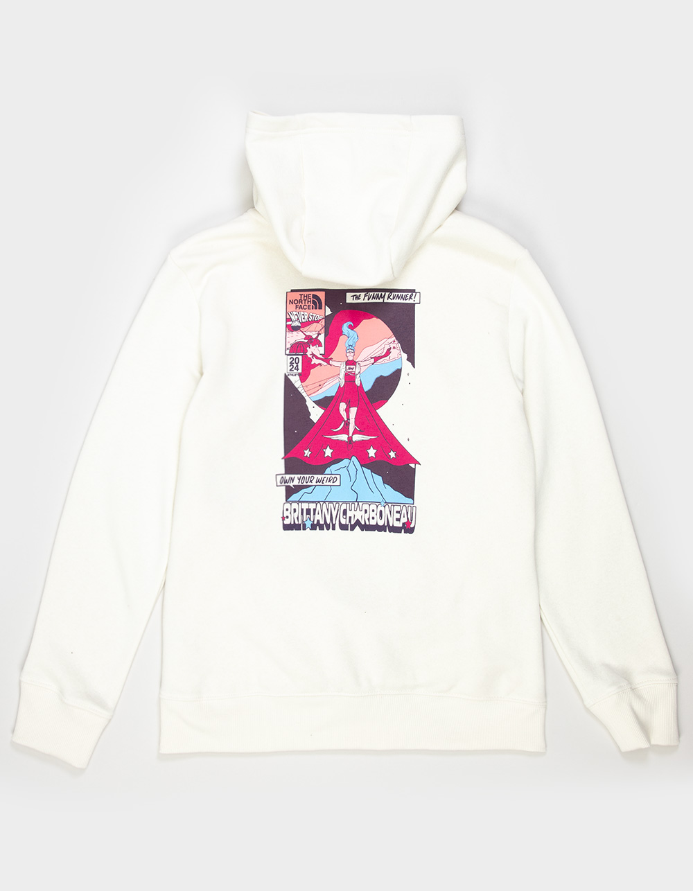 THE NORTH FACE Athletes Boys Hoodie - OFF WHITE