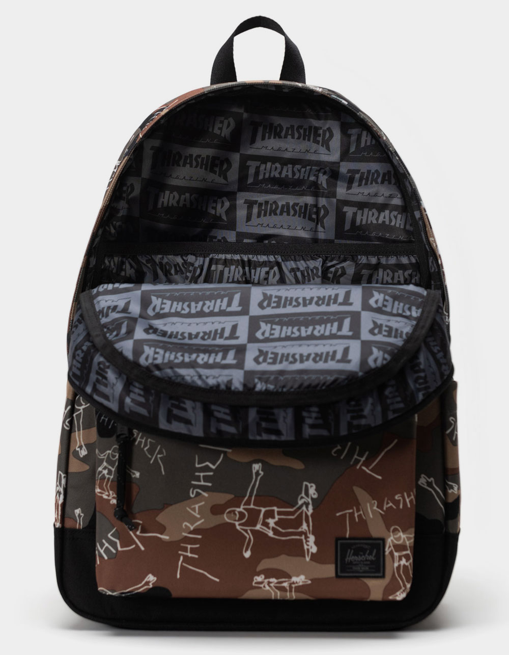 HERSCHEL SUPPLY CO. x Thrasher Gonz Classic XL Backpack - WOODLAND CAMO