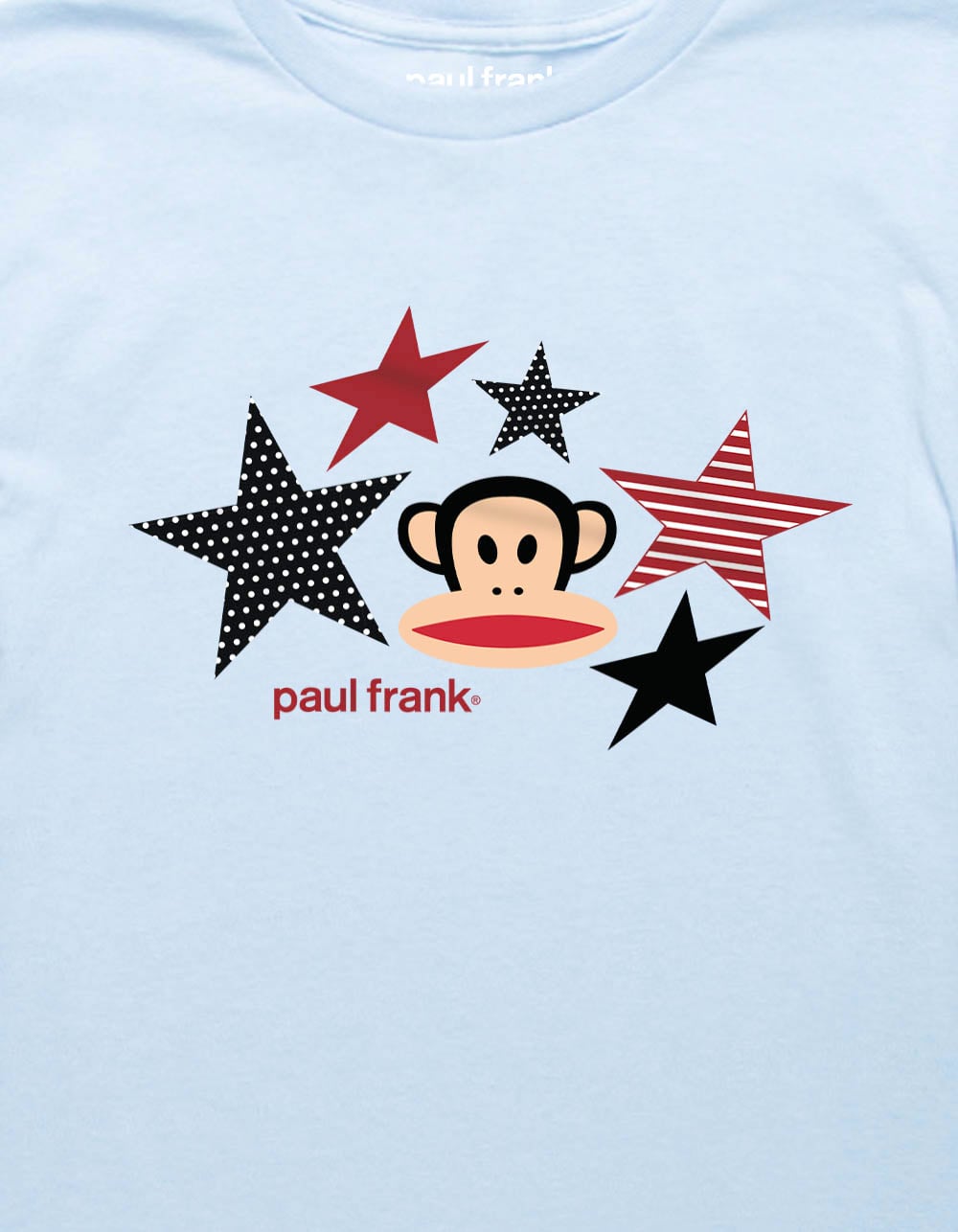 PAUL FRANK Julius Stars Girls Tee - LIGHT BLUE