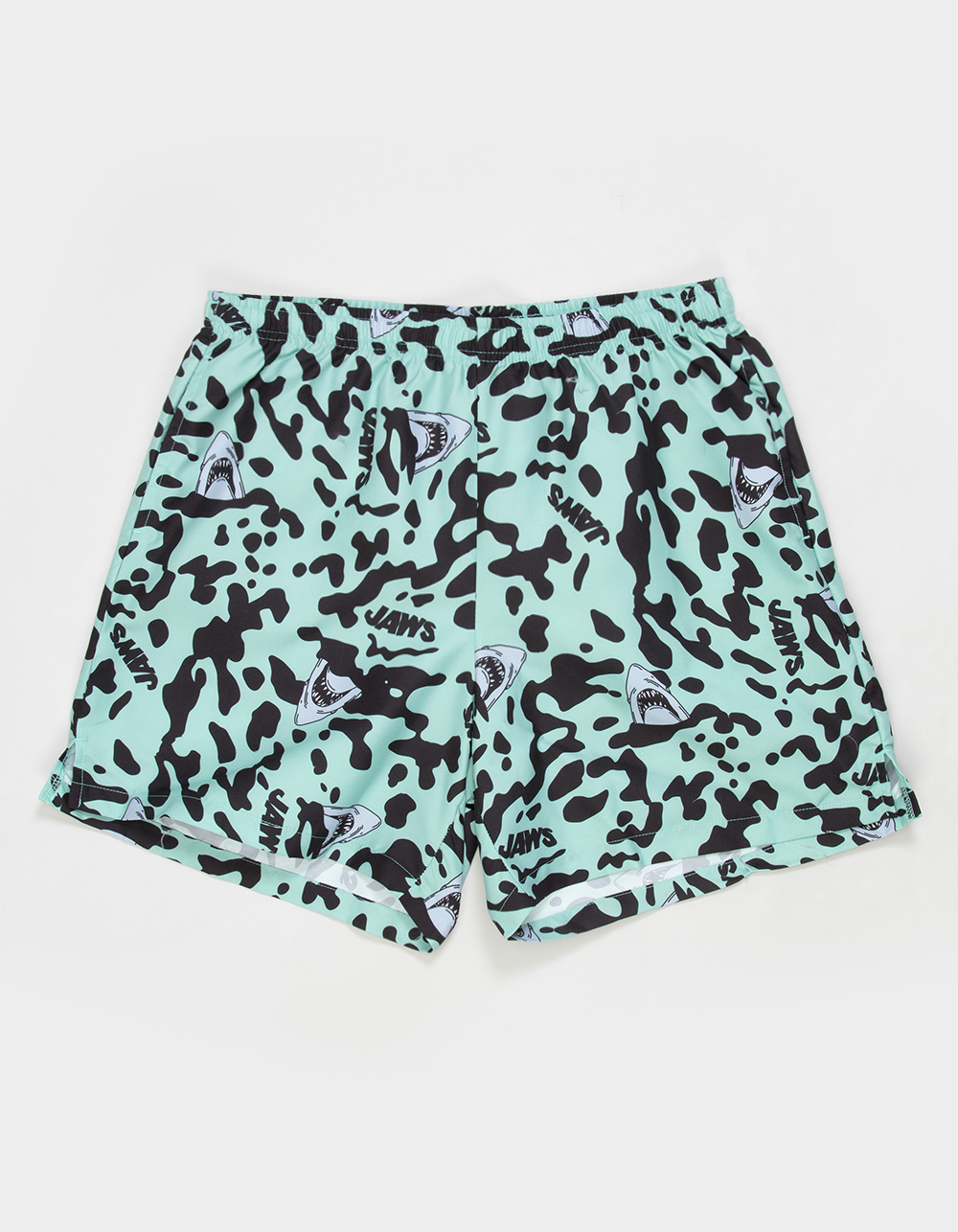 JAWS Shark Water Mens Swim Trunks - SAGE