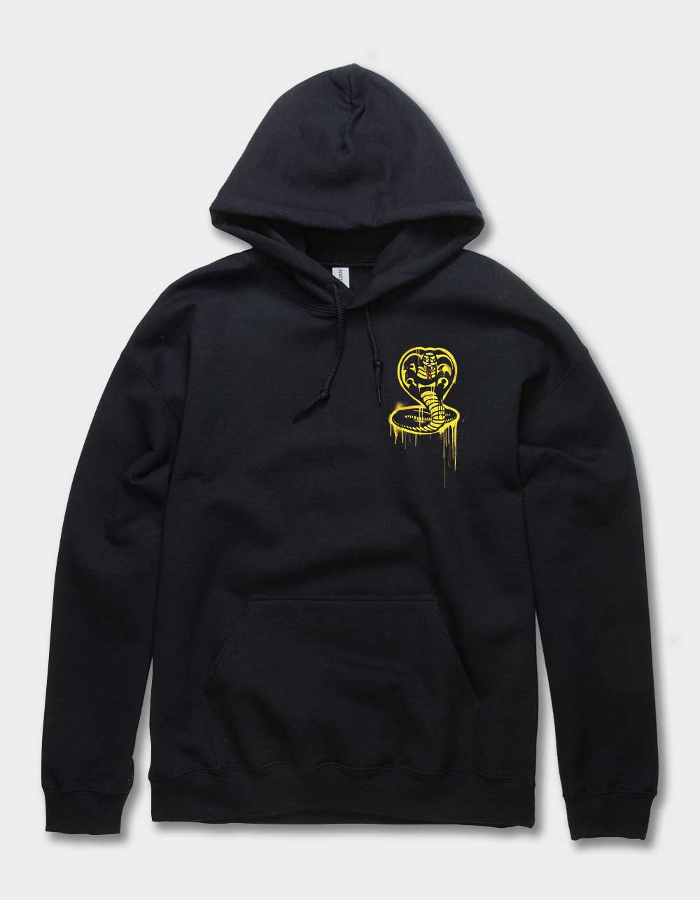 COBRA KAI Spray Paint Logo Unisex Hoodie - BLACK