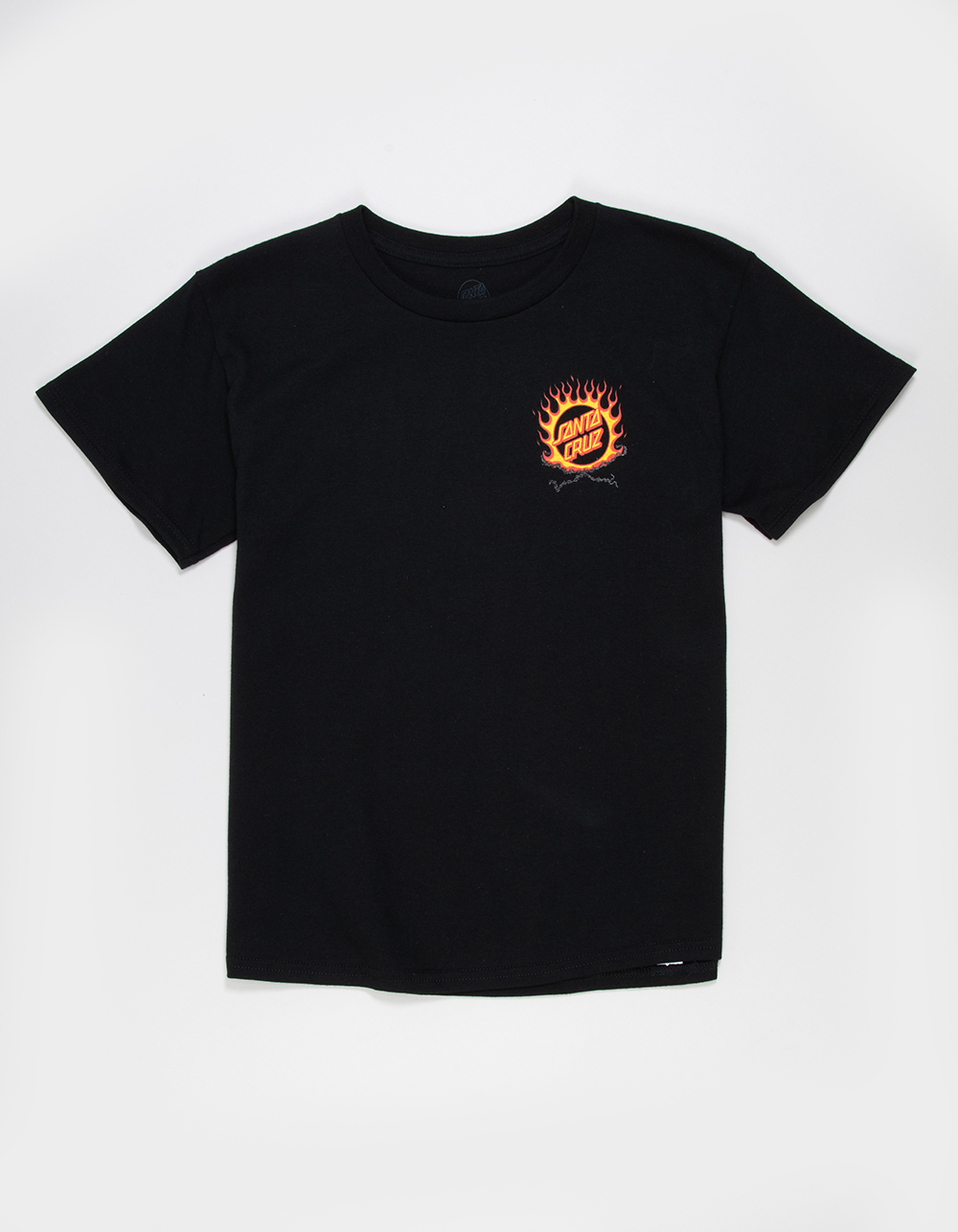 SANTA CRUZ Forging Dot Boys Tee - BLACK