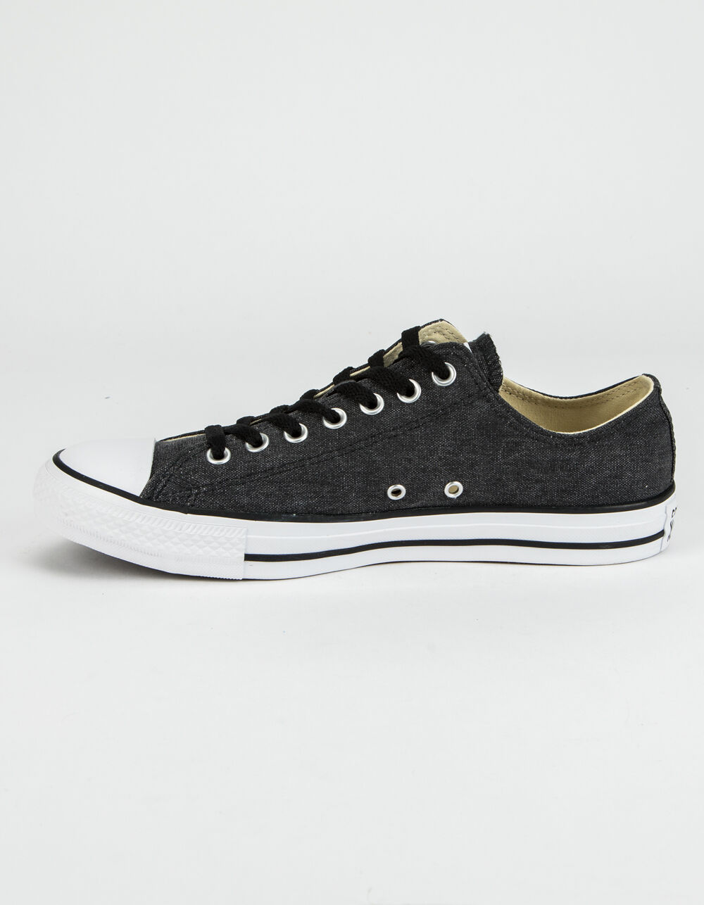 CONVERSE Chuck Taylor All Star Black & White Low Top Shoes - BLACK ...