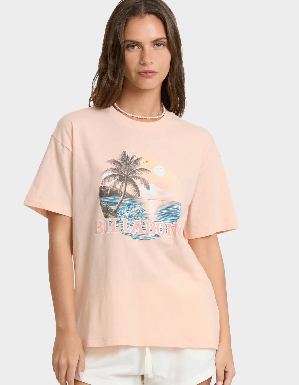 BILLABONG Make A Splash Womens Tee - PETAL