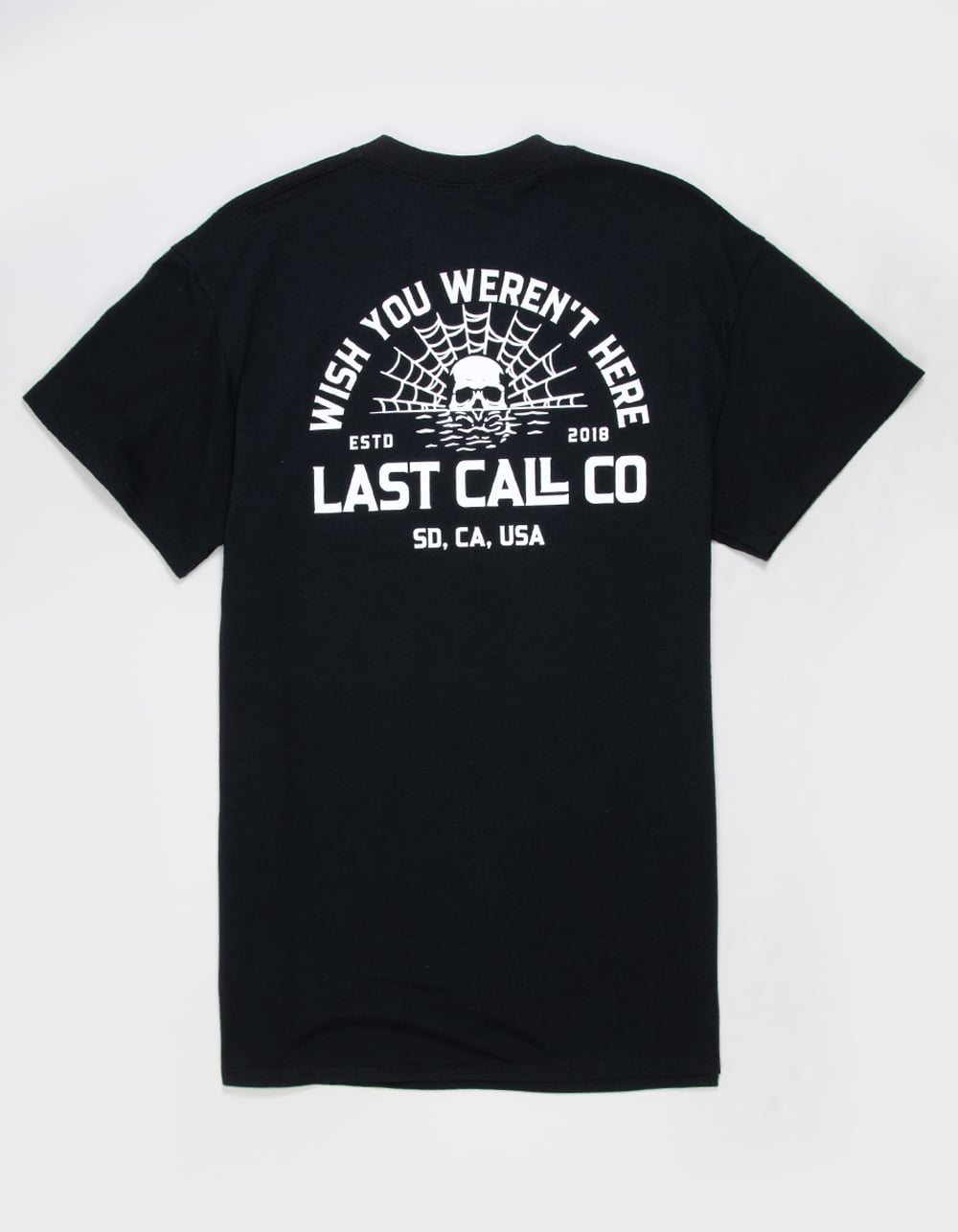 LAST CALL CO. Wish Badge Mens Tee - BLACK
