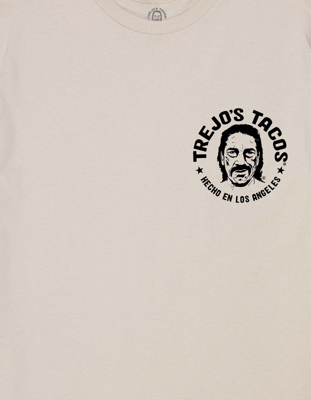TREJO'S TACOS Face Logo Unisex Tee - SAND