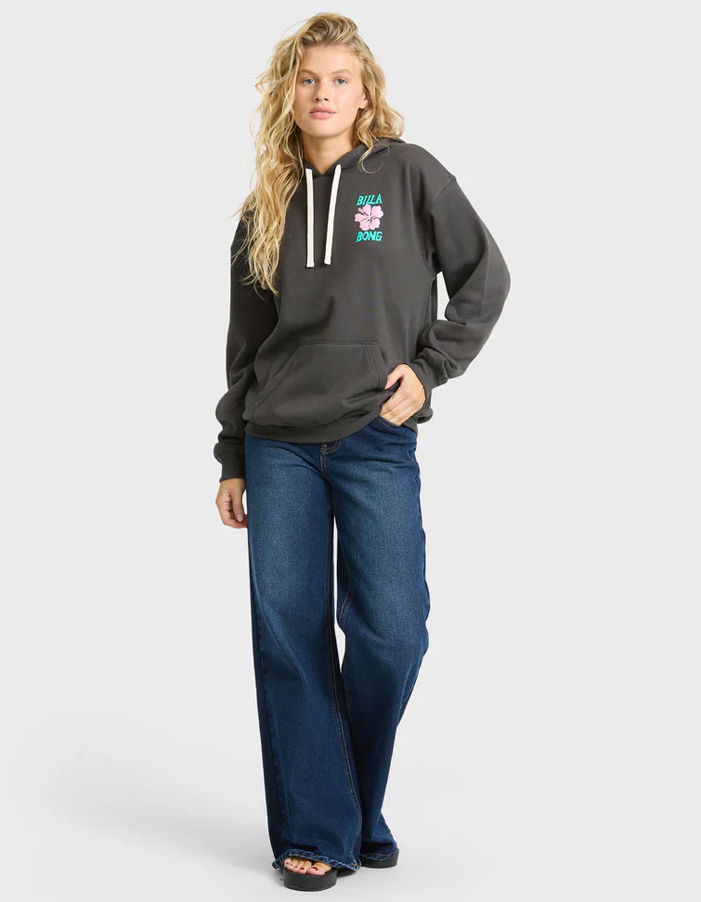 BILLABONG Midnight Session Womens Hoodie - BLACK