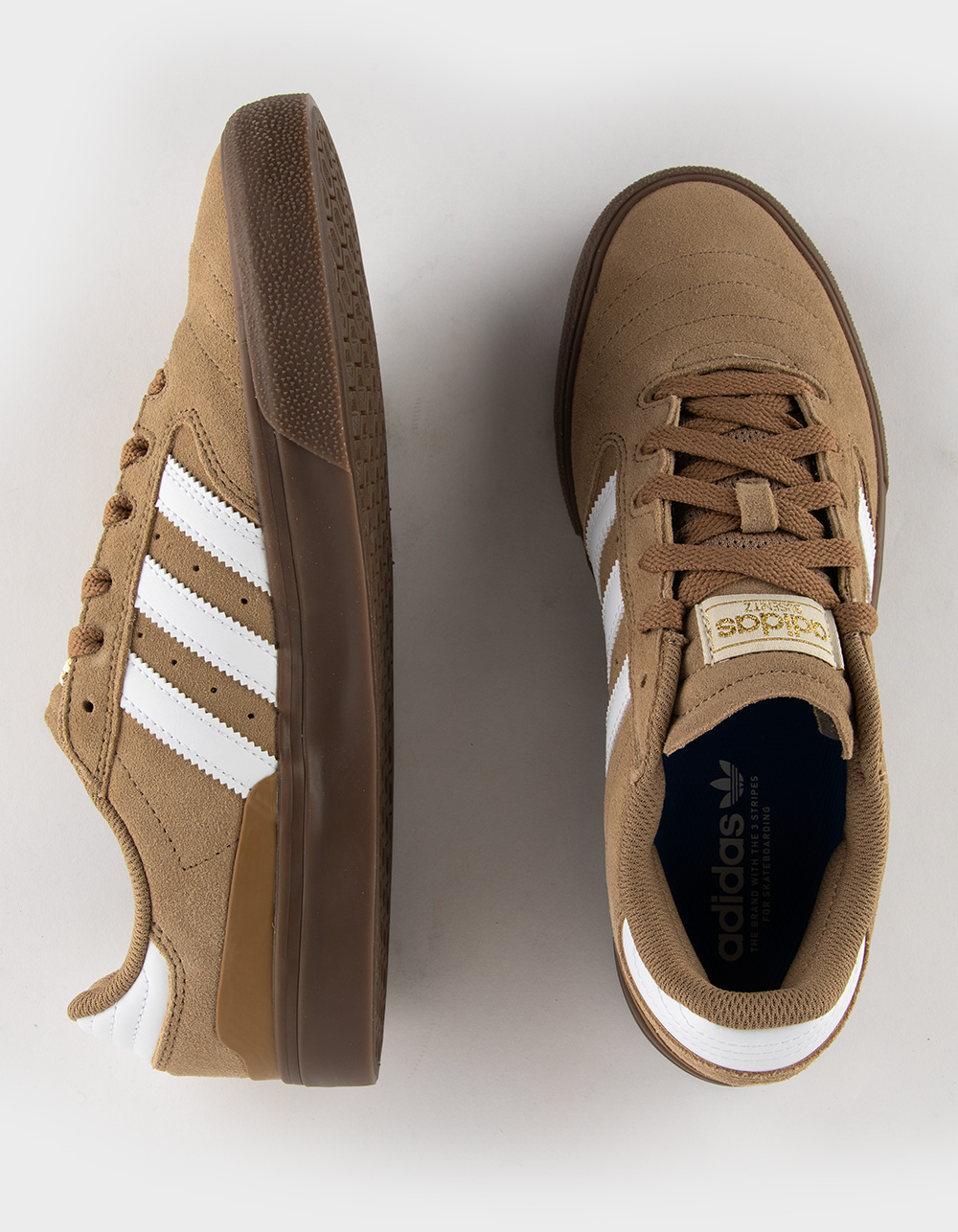 ADIDAS Busenitz Vulc II Mens Shoes - BROWN/WHITE
