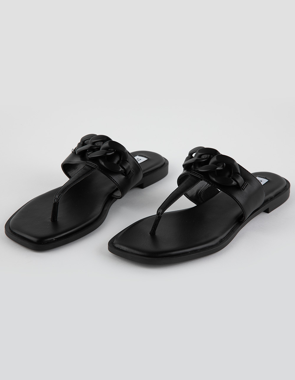 STEVE MADDEN Artistt Womens Flip Flops - BLACK