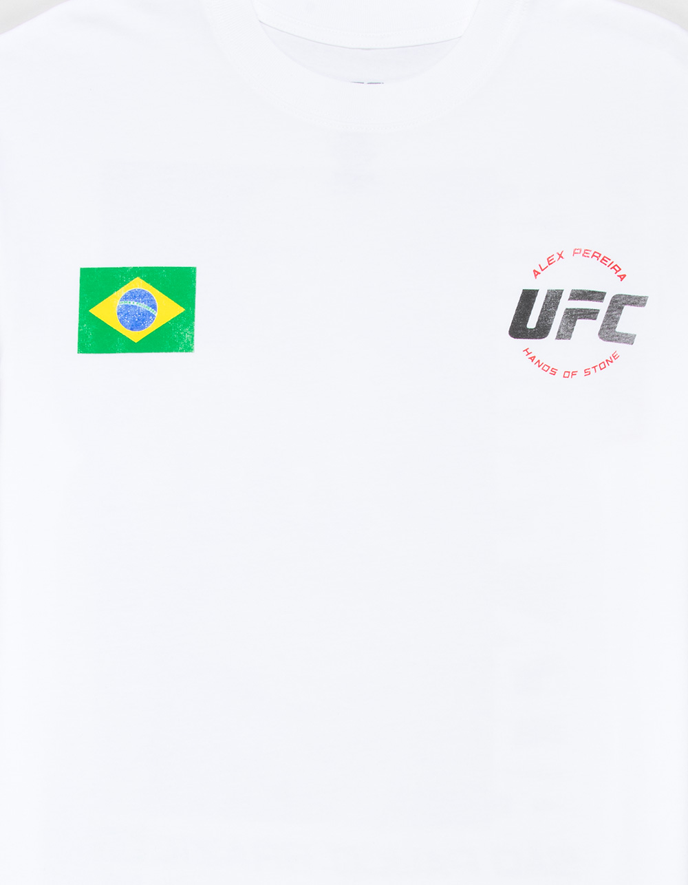 UFC Pereira Triple Mens Boxy Tee - WHITE