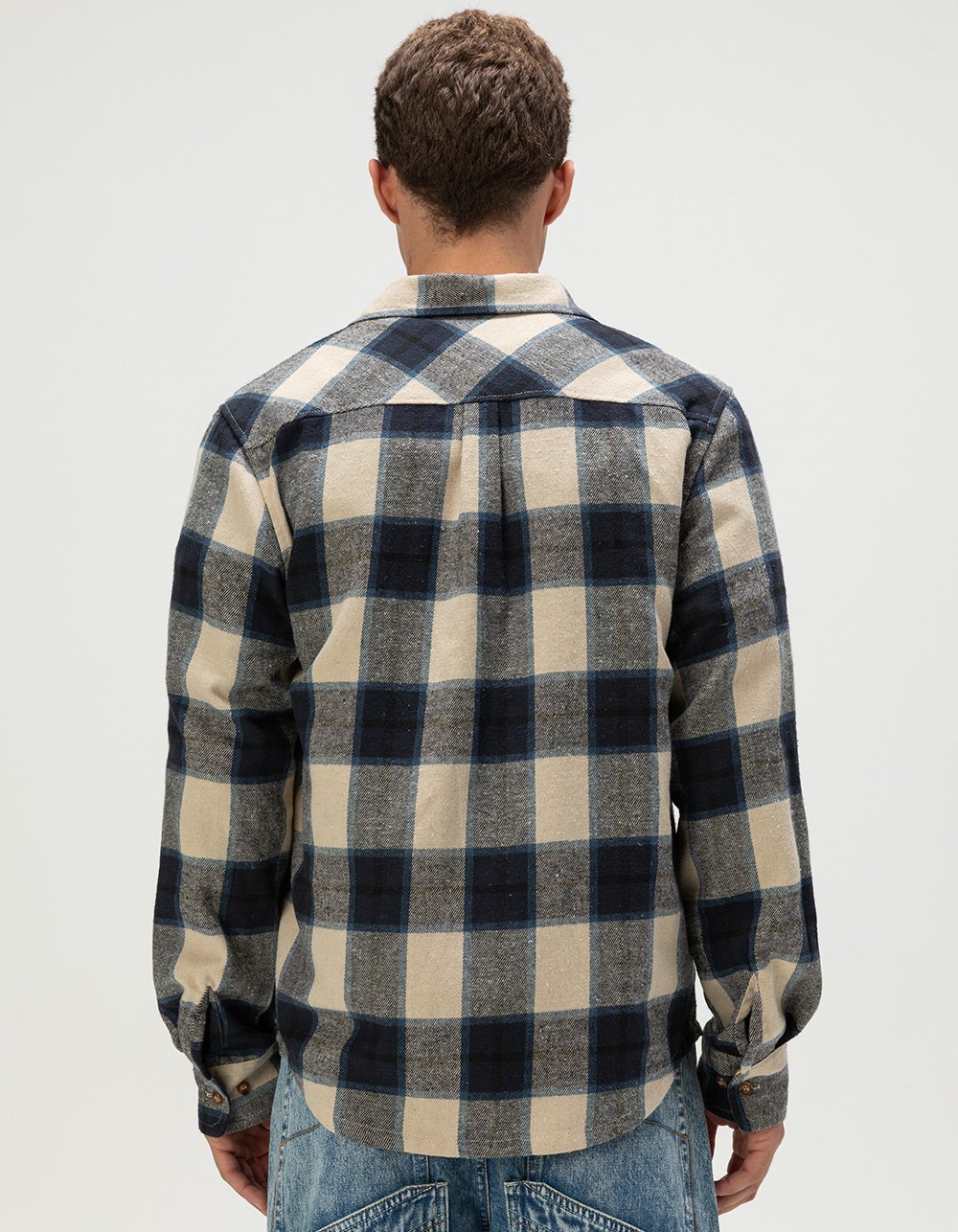 LIRA Mens Flannel - NAVY COMBO