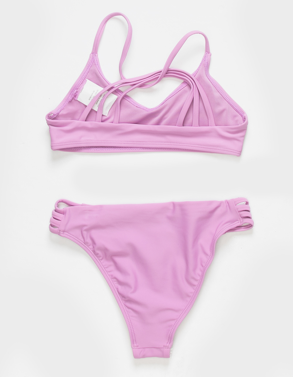 FULL TILT Strap Bralette Girls Bikini Set - VIOLET | Tillys