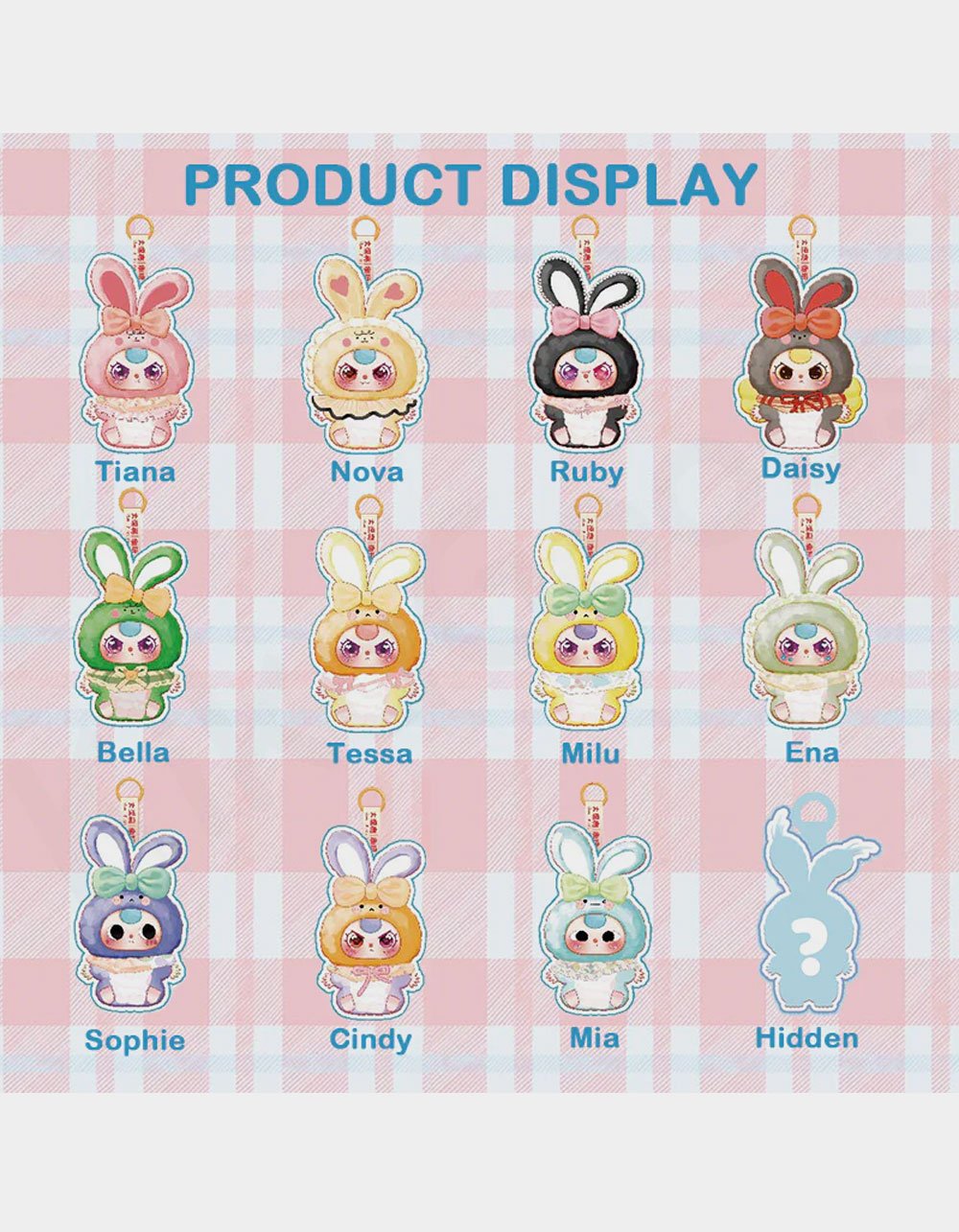 LILY RABBIT TOWN Baby Three Series 2 Plush Blind Box - ASST