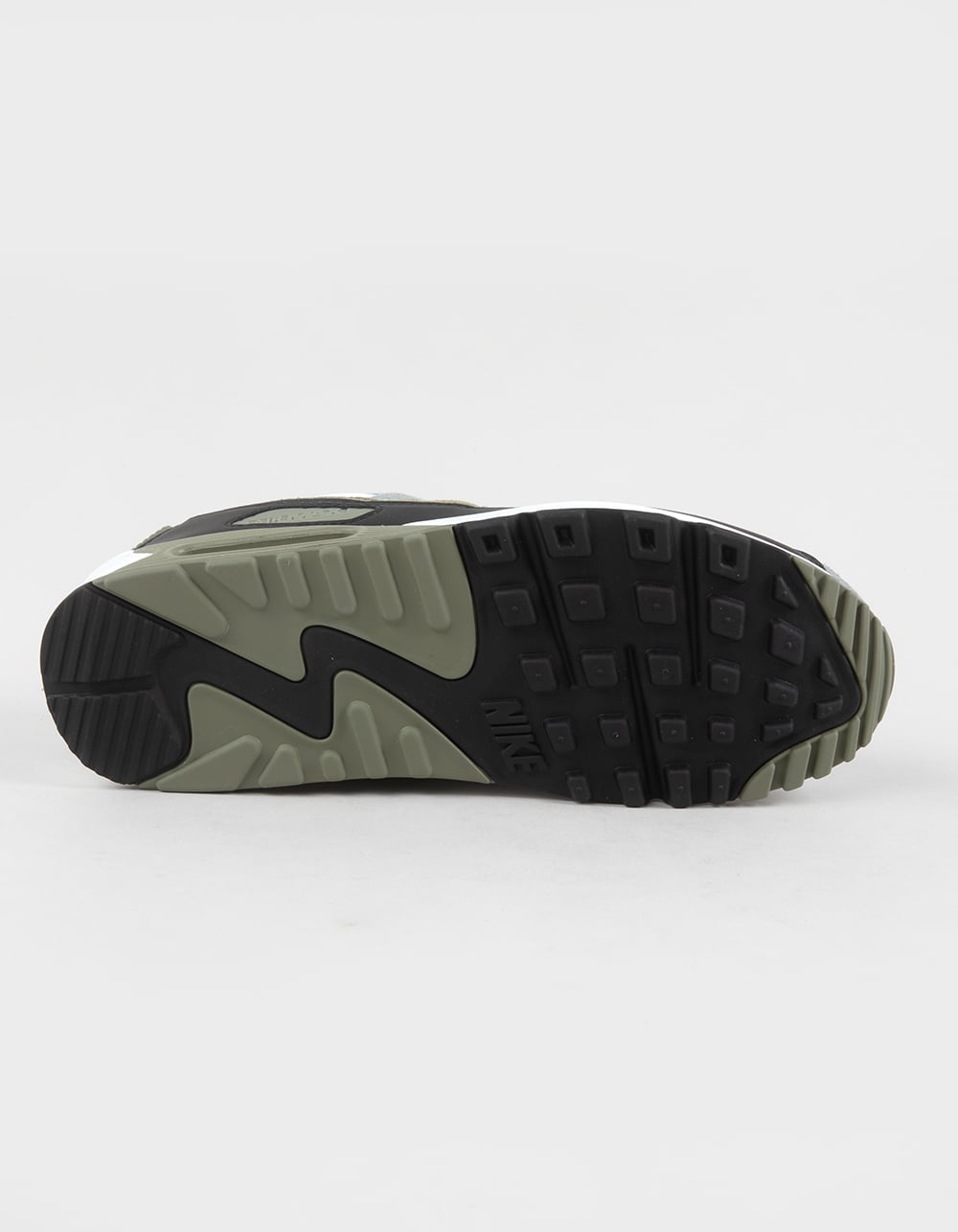 NIKE Air Max 90 Mens Shoes - WHITE/OLIVE