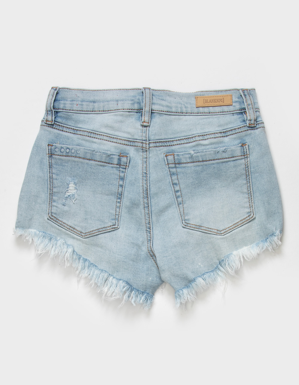 BLANK NYC Future Proof Girls Denim Shorts - LIGHT WASH