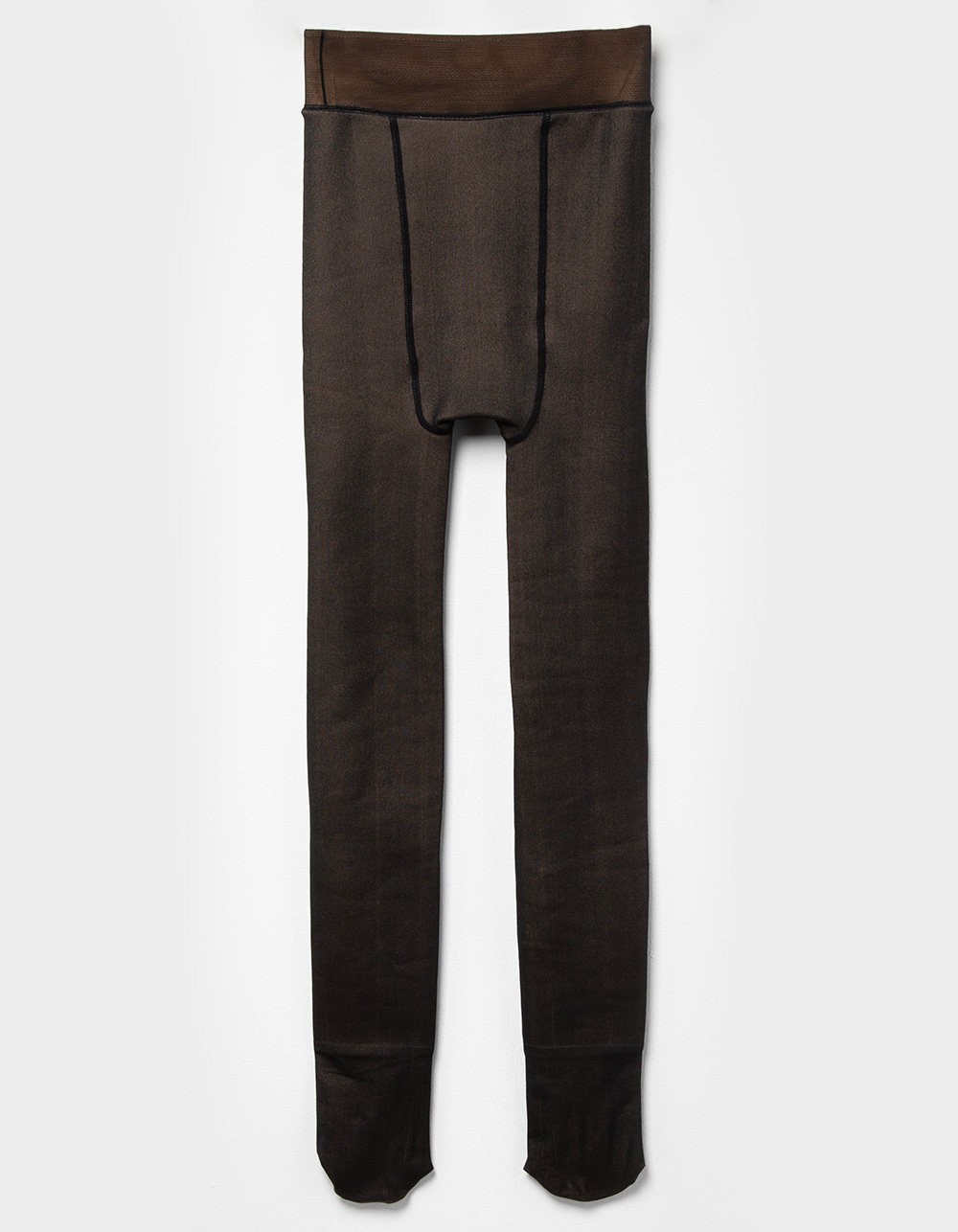 FULL TILT Fleece Lined Womens Tights - BLACK