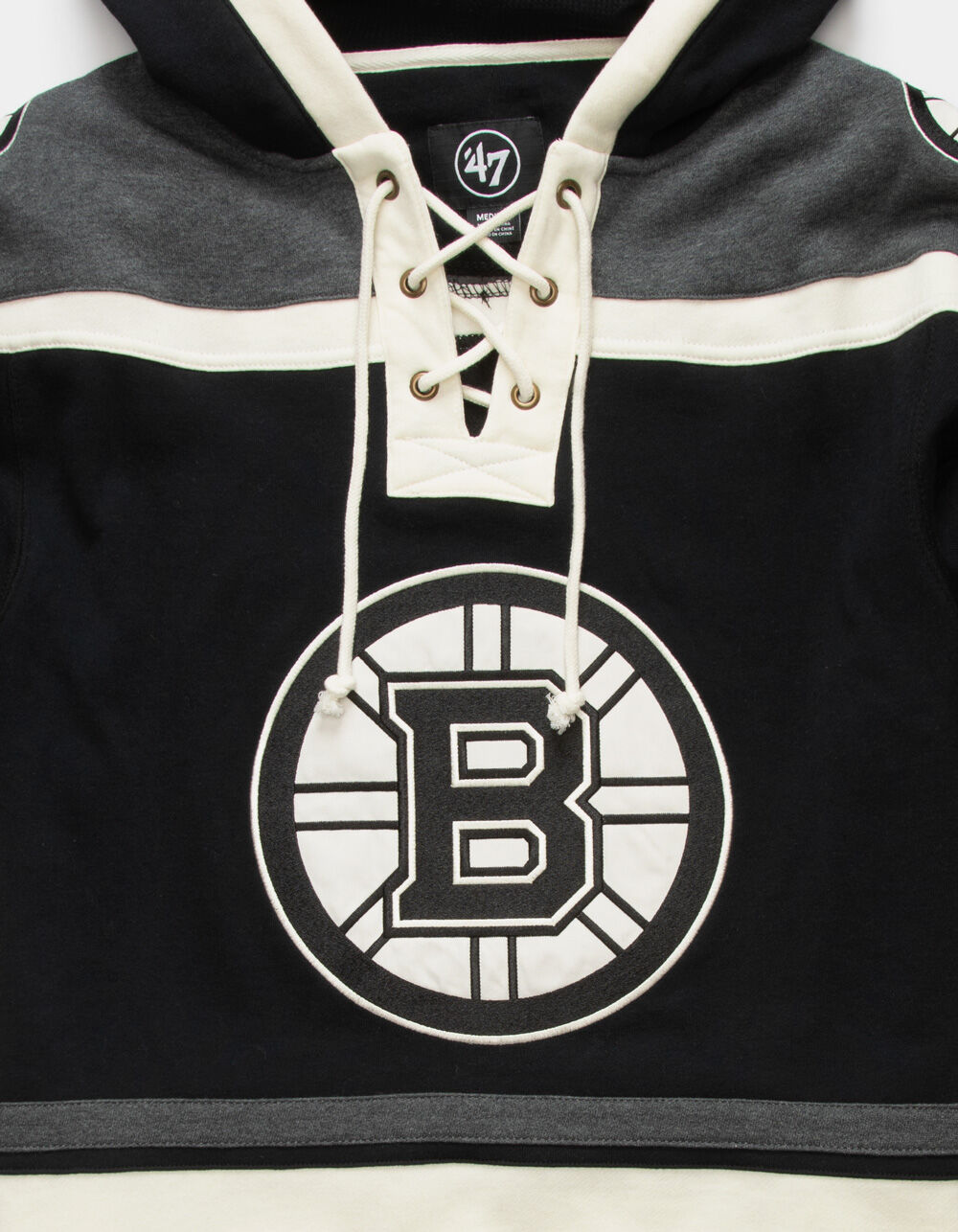 Nwt $80 Nhl Boston Bruins Hoodie 100 Centennial 47' Gray Pullover Pooh Bear  S