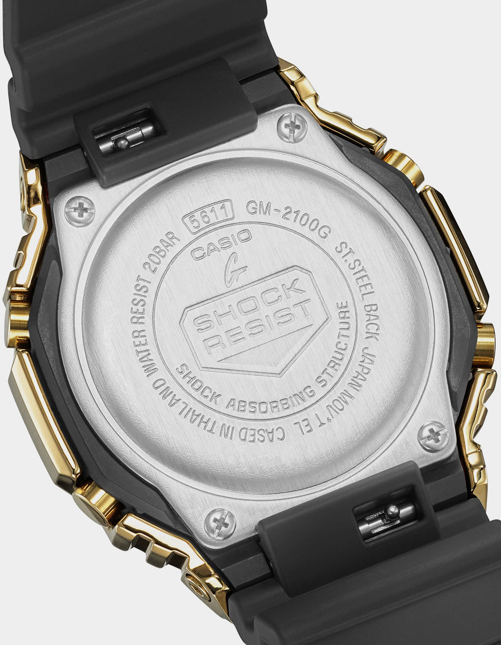 G-SHOCK GM2100G-1A9 Watch - BLACK GOLD | Tillys