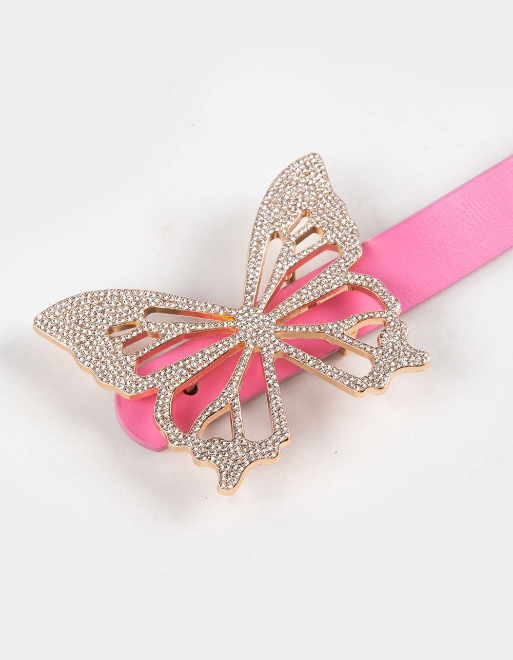 Butterfly Rhinestone Belt - PINK