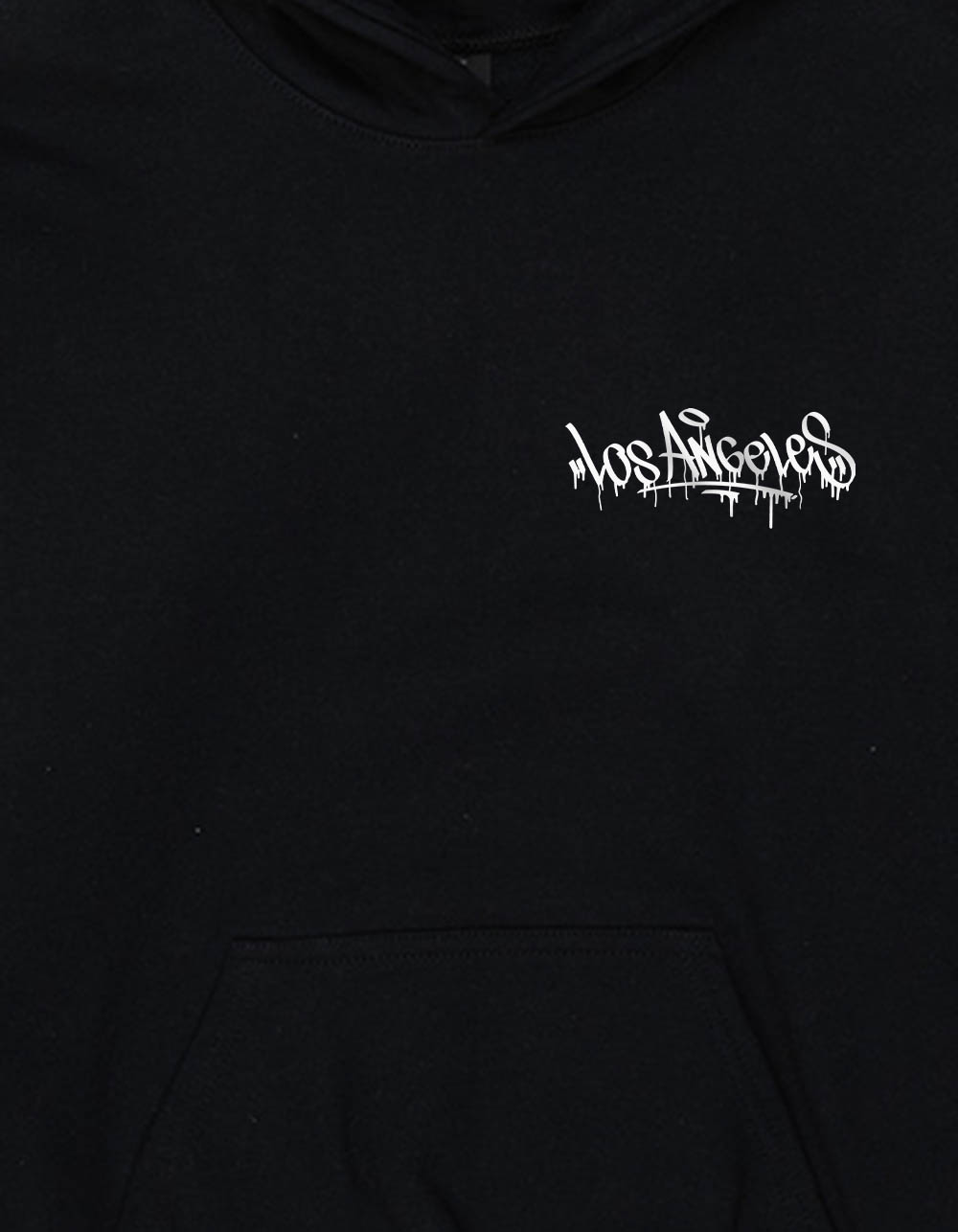 LOS ANGELES Graffiti Sky Boys Hoodie - BLACK