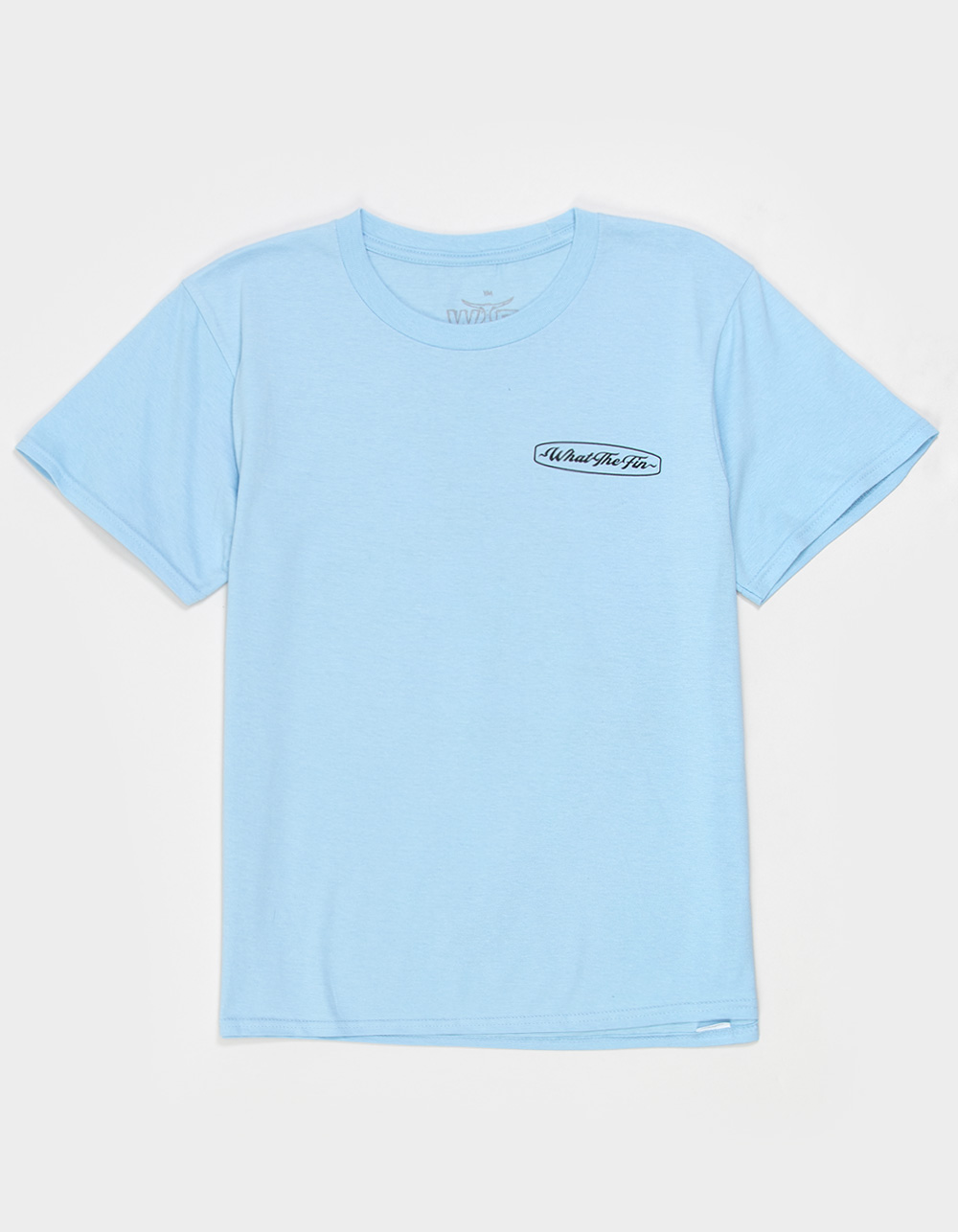 WHAT THE FIN Surfsquatch Boys Tee - LIGHT BLUE