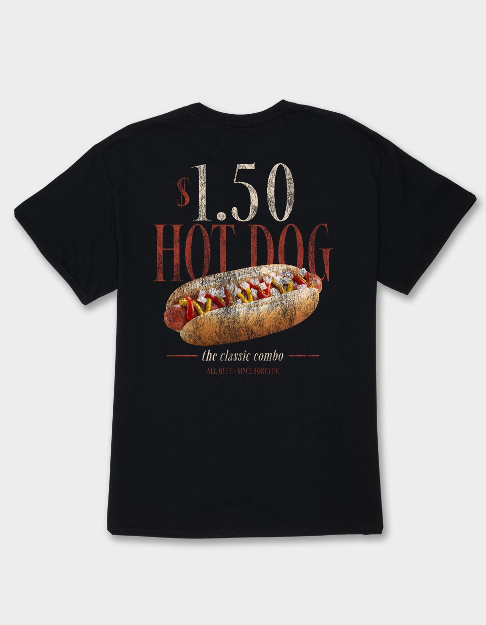 HOT DOG Classic Combo Unisex Tee - BLACK
