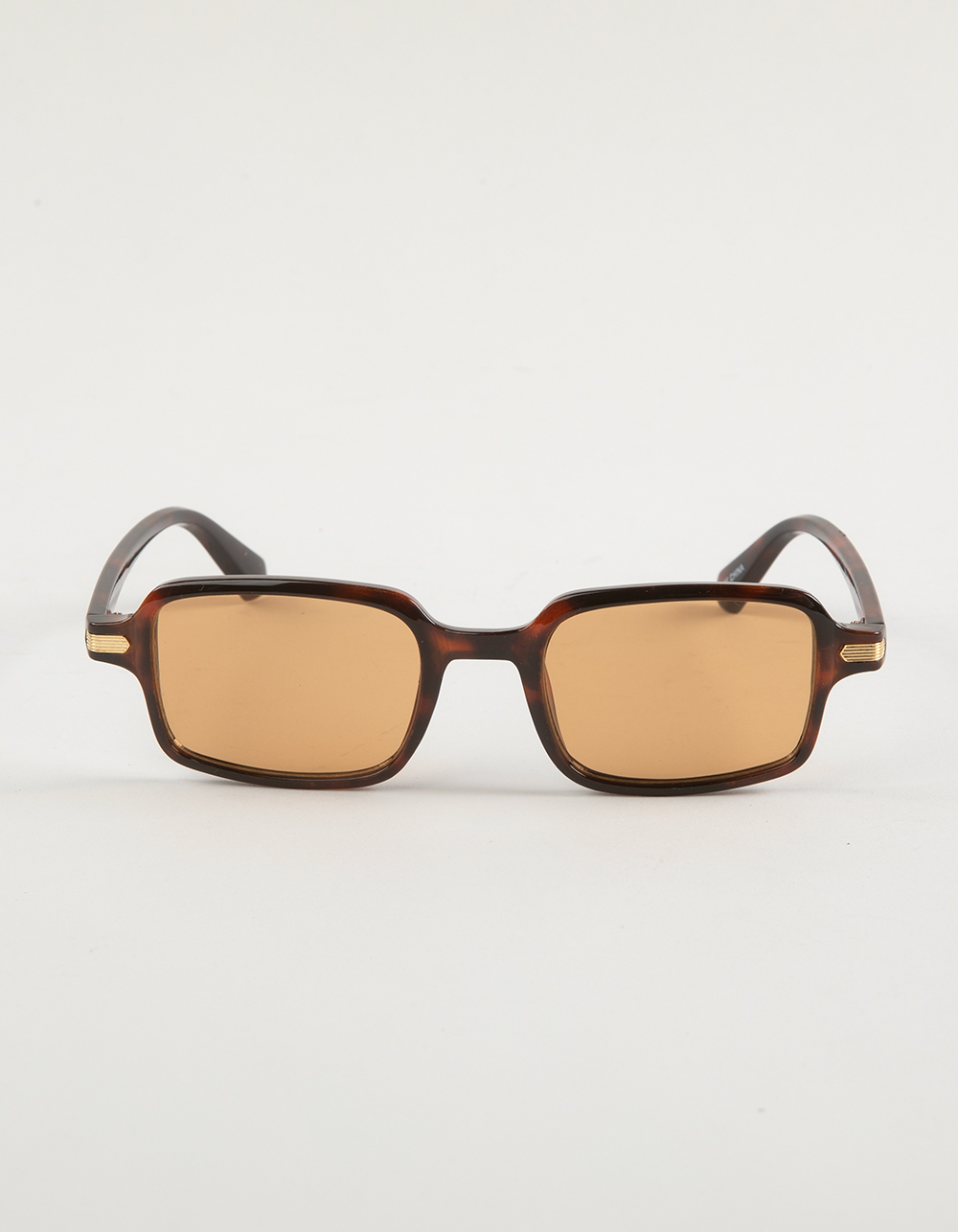 RSQ Rectangle Plastic Tortoiseshell Sunglasses - TORTOISE