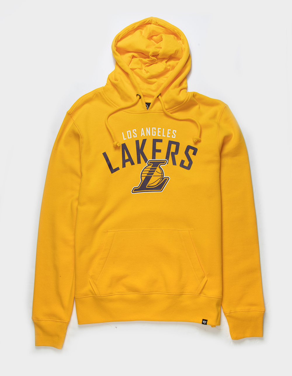Los Angeles Lakers Basketball Black Hoodie NBA 47 Brand Sweater Men's XL  Warm