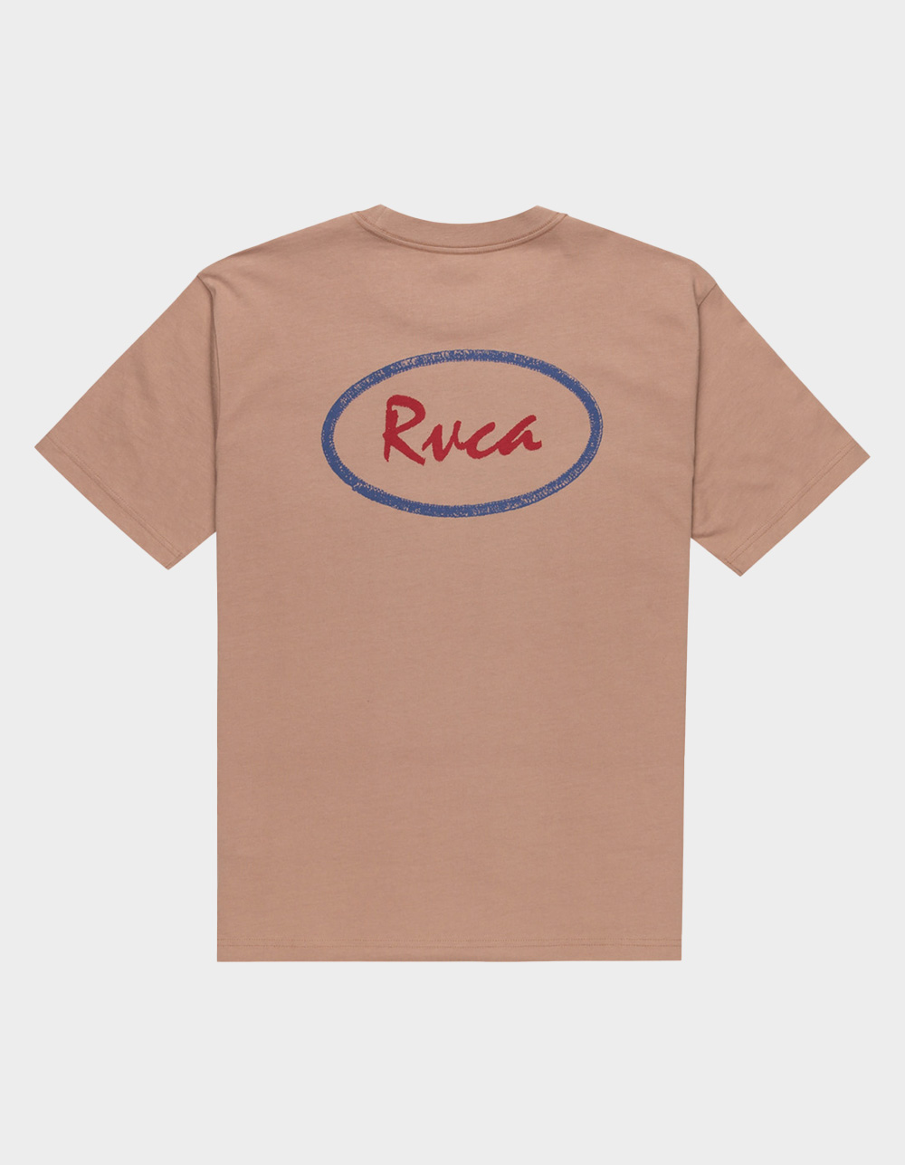 RVCA Patch Placement Mens Tee - LIGHT BROWN