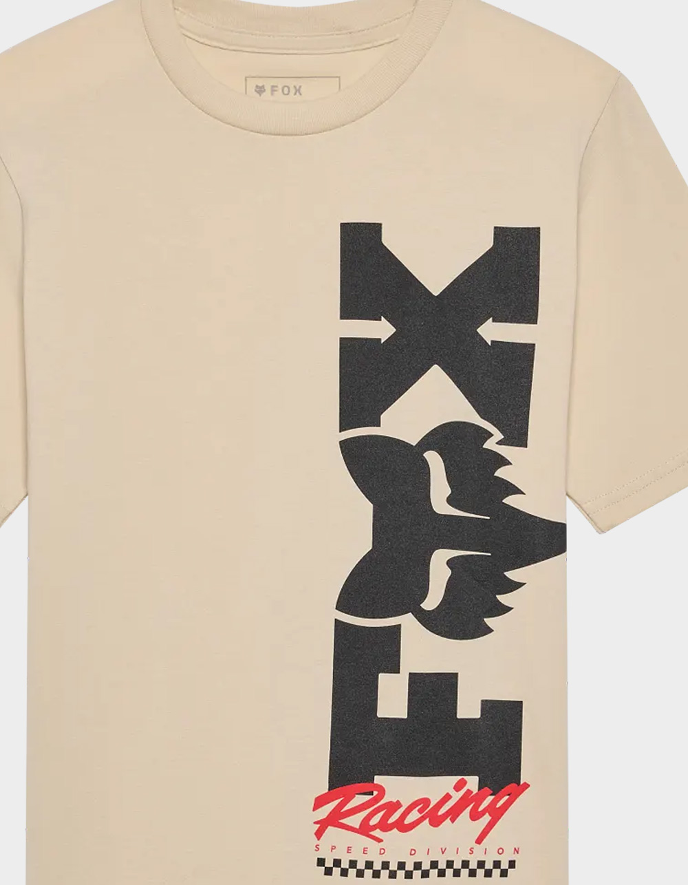 FOX Checker Boys Tee - TAN