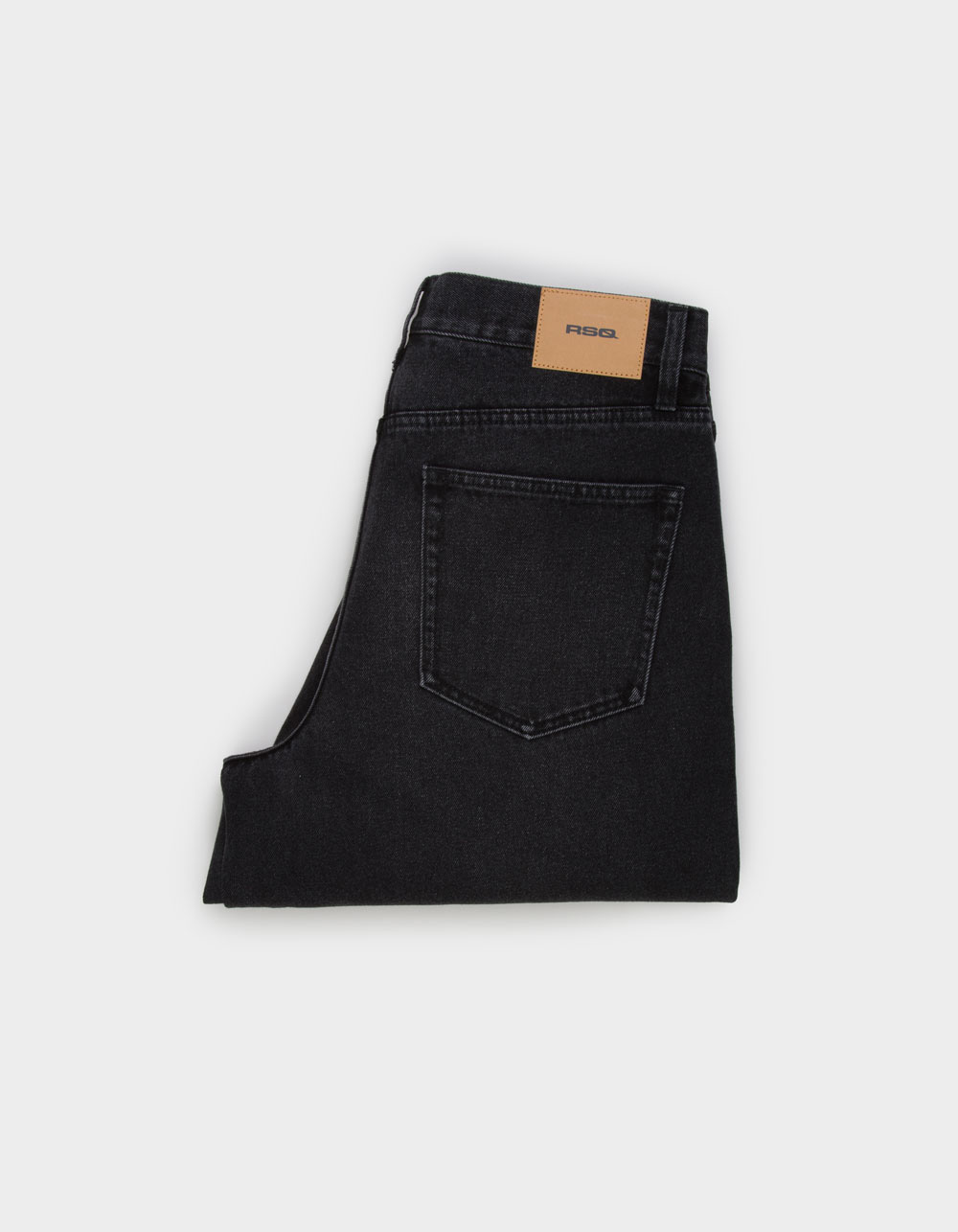 RSQ Mens Extra Baggy Jeans - WASHED BLACK