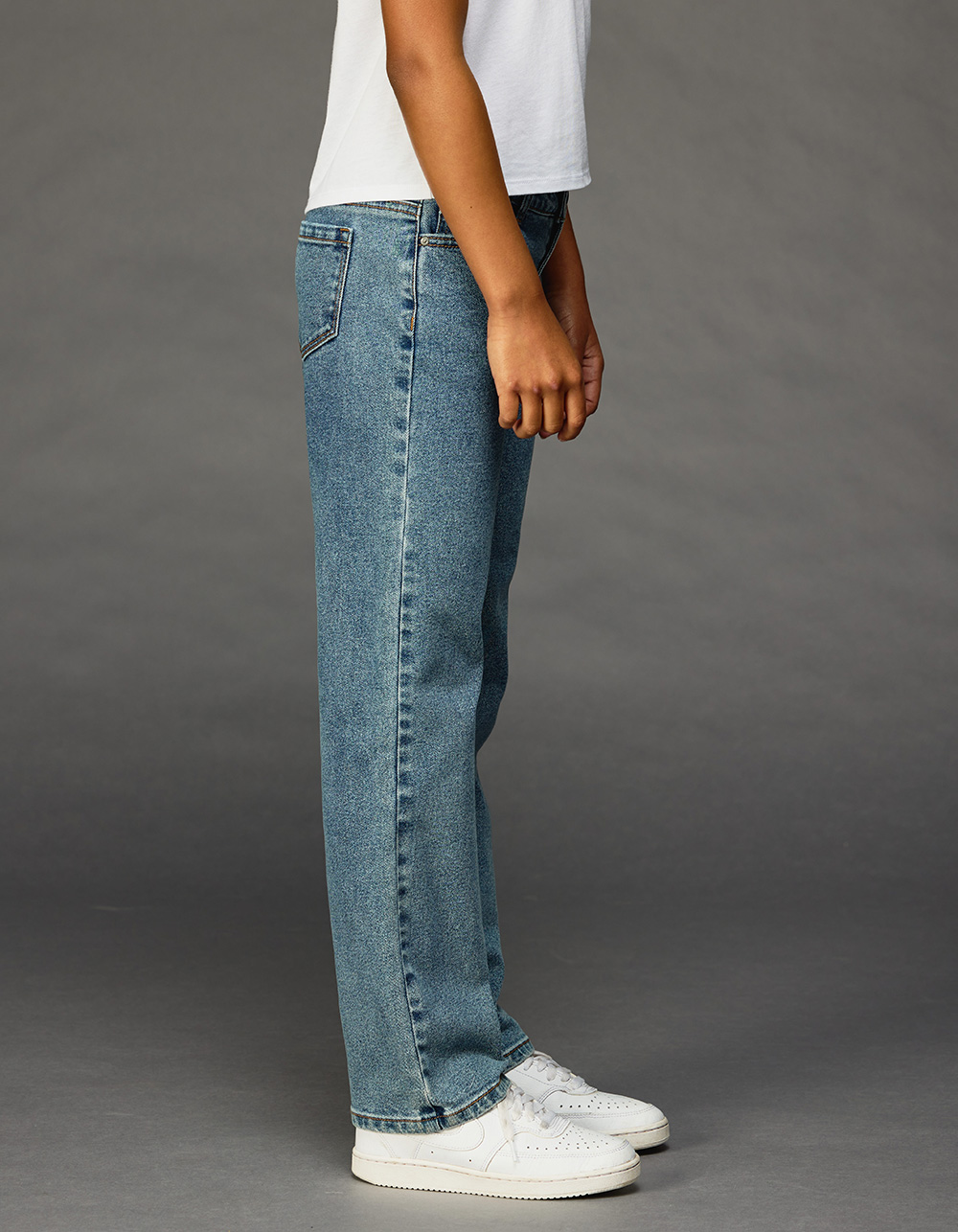 RSQ Girls Low Rise Baggy Jeans - Dark Wash