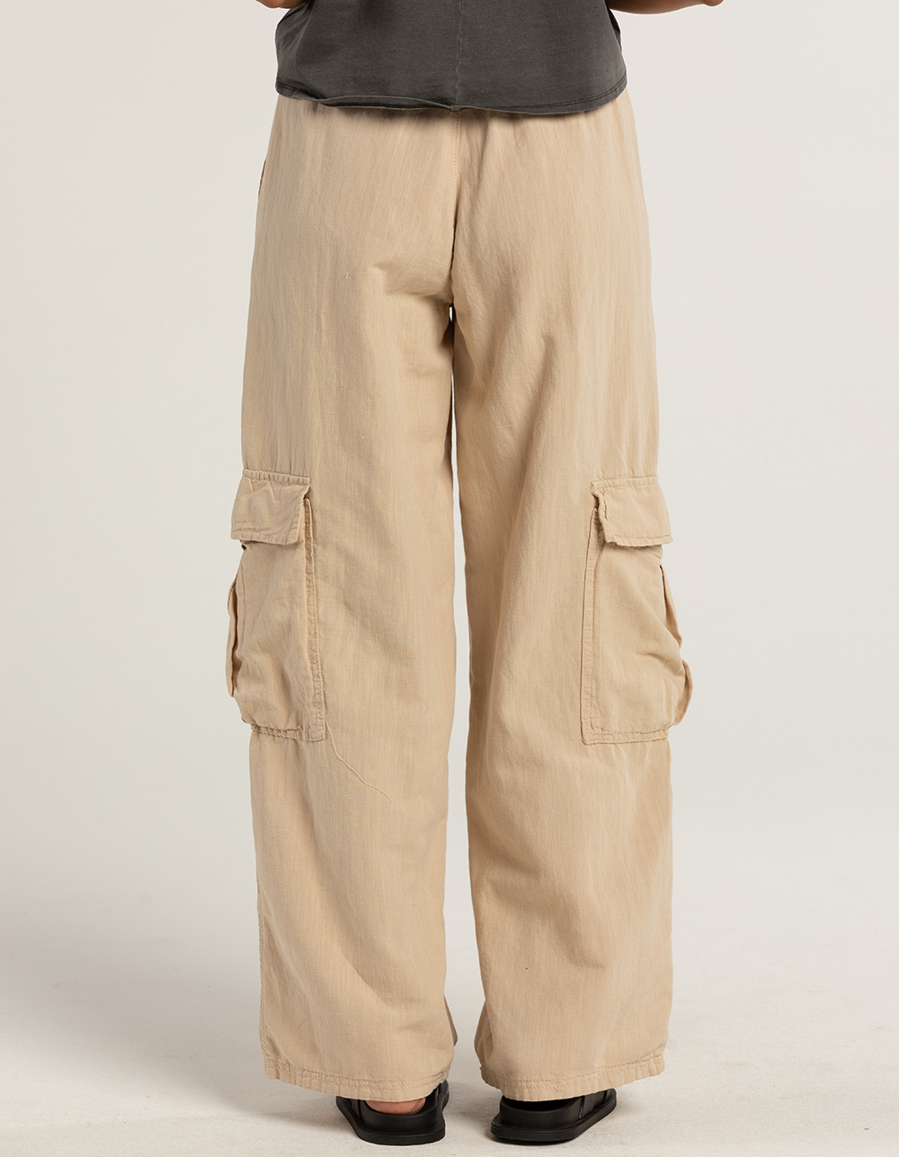 womens linen cargo pants