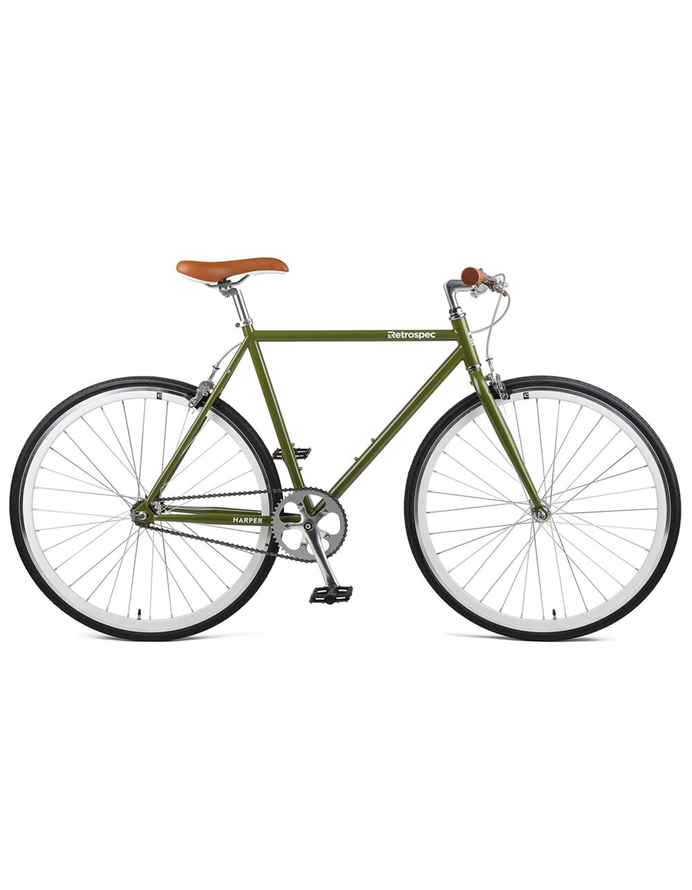 RETROSPEC Harper 53 Fixed Gear Bike GREEN Tillys