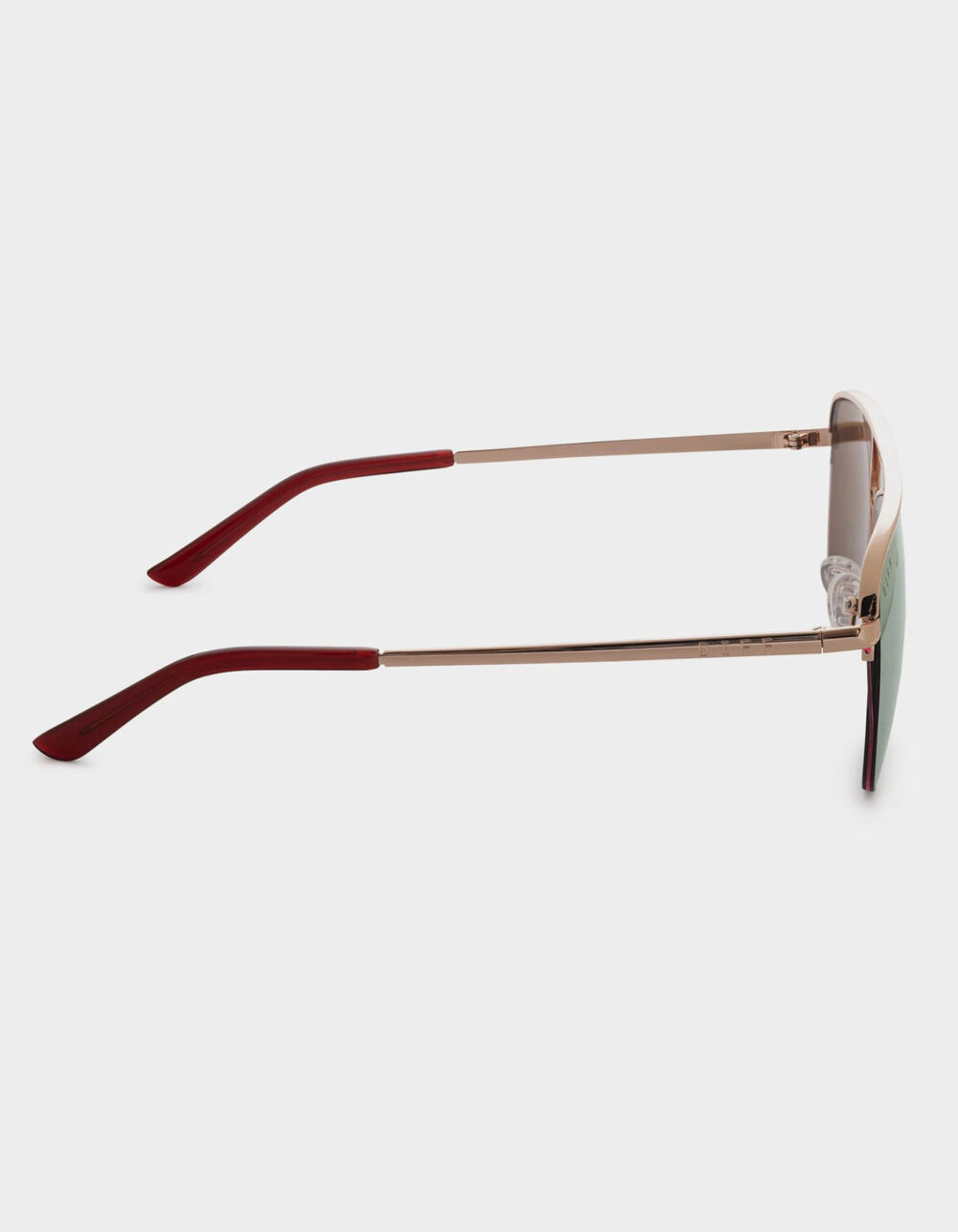 DIFF EYEWEAR Tate Rose Gold Cherry Blossom Mirror Sunglasses ROSE Tillys