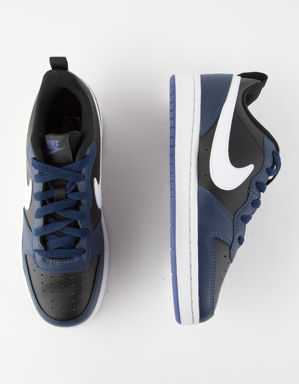unfathomable natural skill NIKE Court Borough Low 2 Kids Shoes - NAVY/WHITE | Tillys