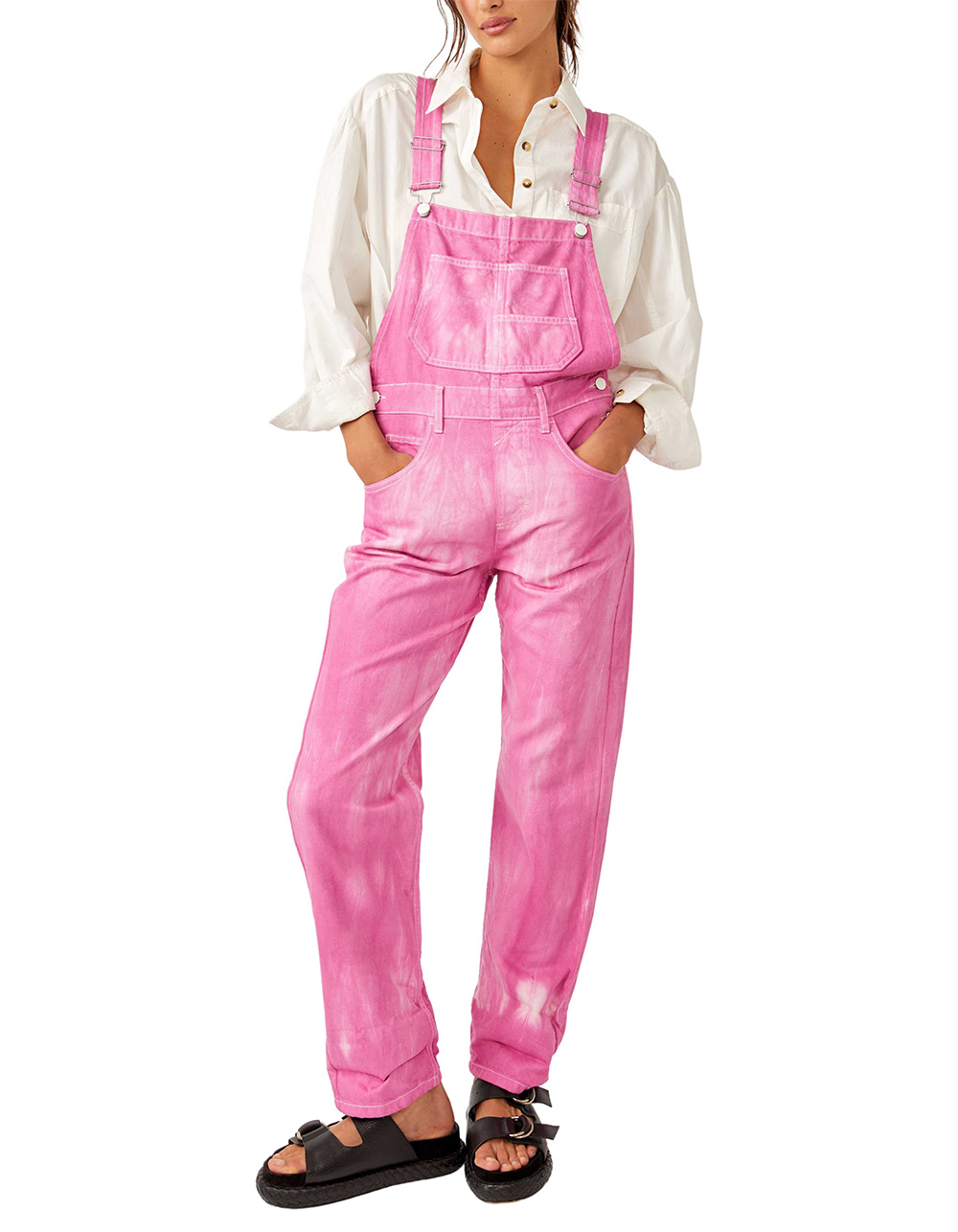 FREE PEOPLE Ziggy Womens Overalls PINK Tillys