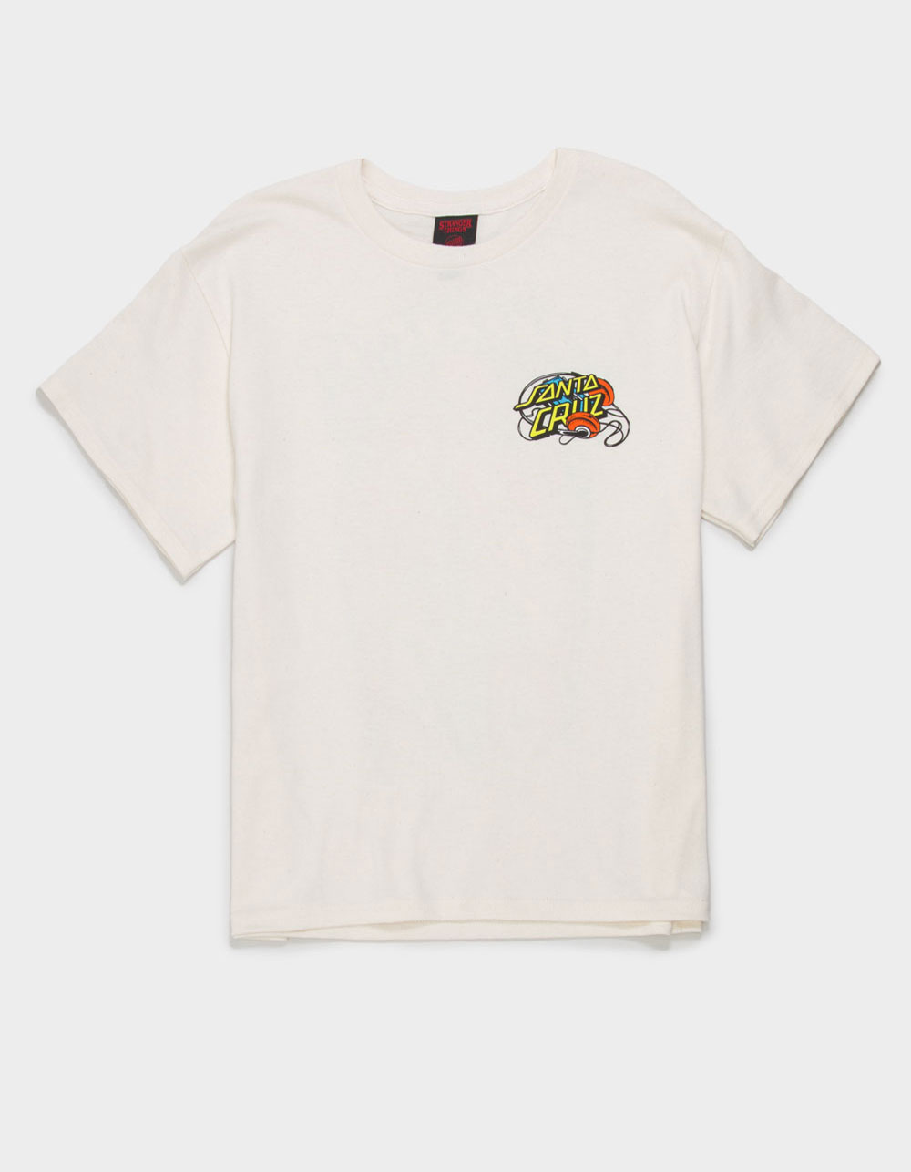 SANTA CRUZ x Stranger Things Max Melting Clock Boys Tee - NATURAL