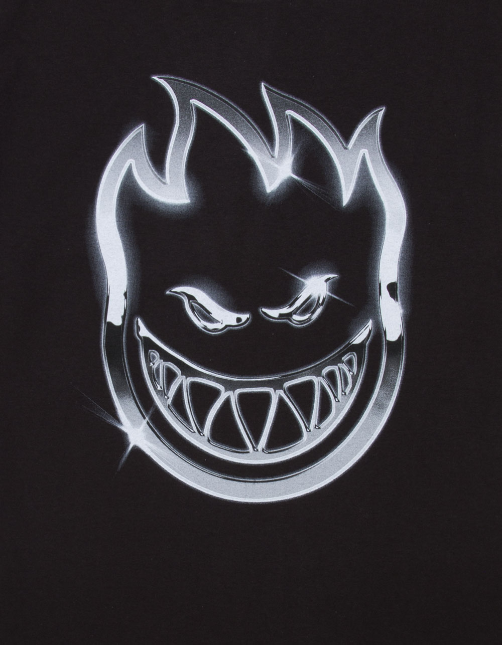 SPITFIRE Chrome Bighead Mens Tee - BLACK