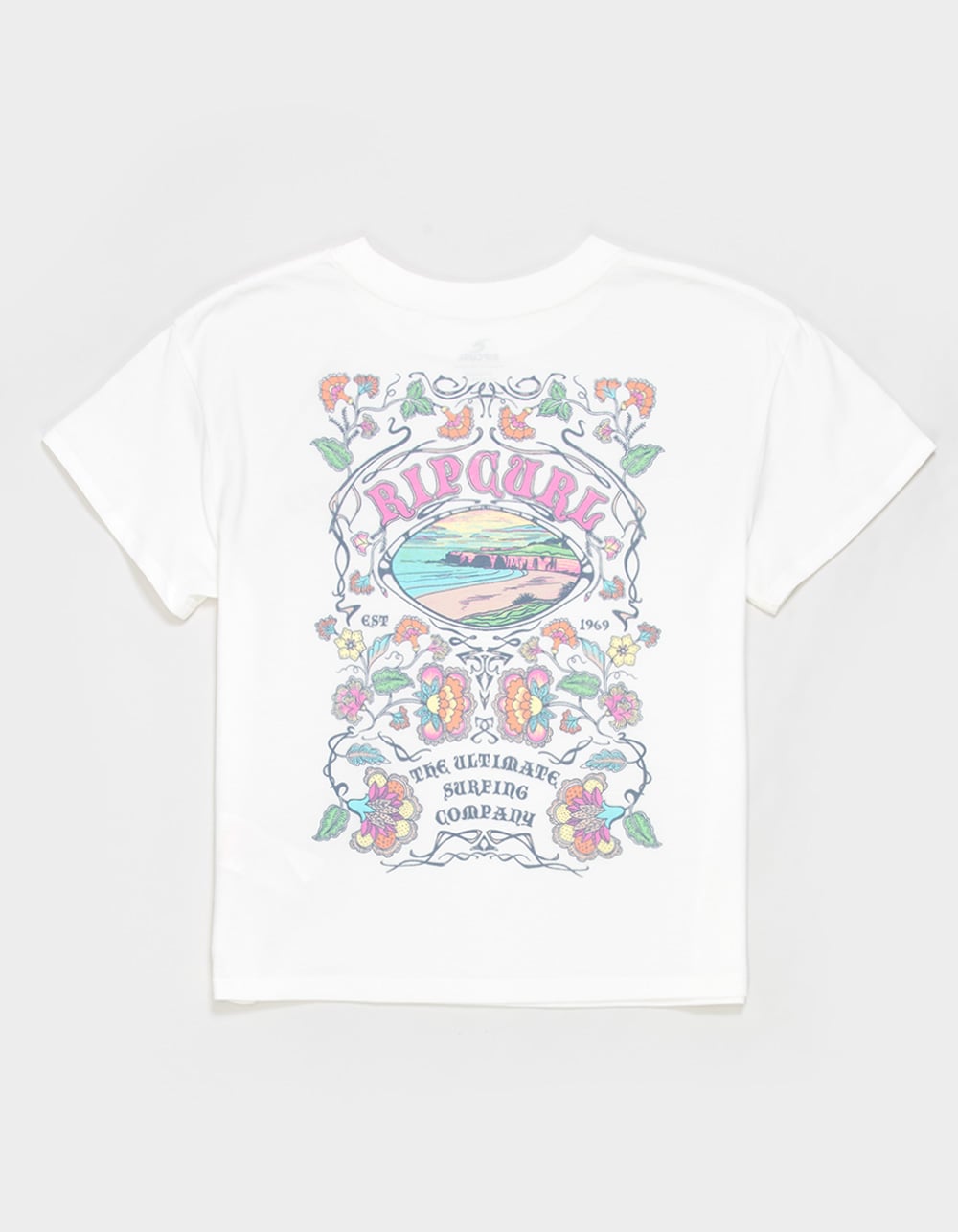 RIP CURL Half Moon Bay Girls Tee - BONE