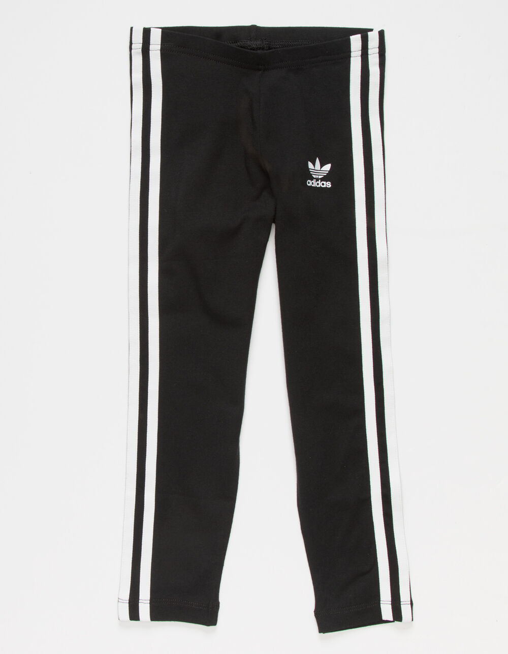 ADIDAS 3 Stripe Little Girls Leggings (46) BLACK Tillys