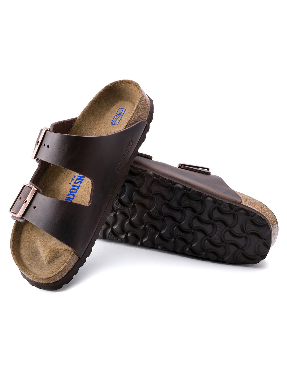 BIRKENSTOCK Arizona Soft Footbed Mens Habana Sandals - BROWN | Tillys
