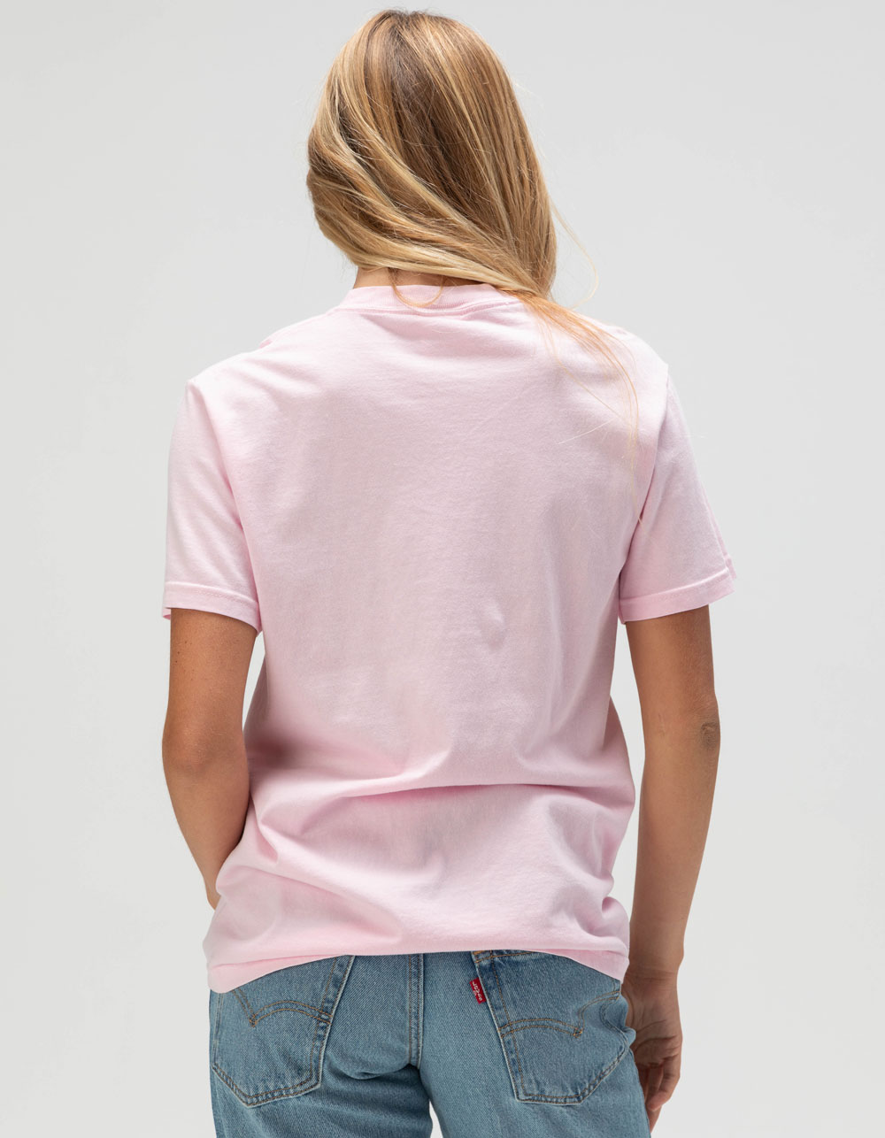 RIOT SOCIETY Hibiscus Womens Puff Ink Tee - PINK