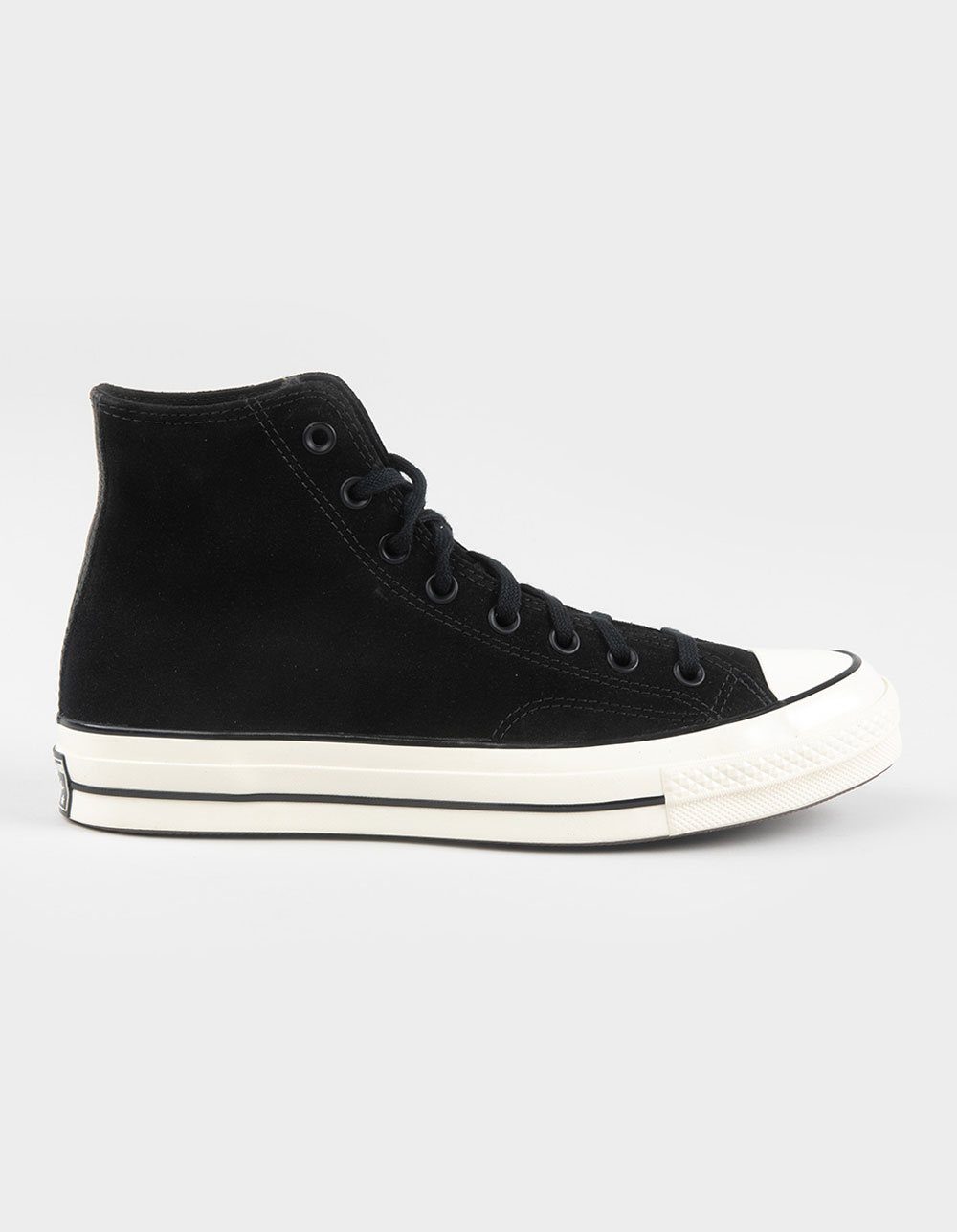 CONVERSE Chuck Taylor All Star 70 Suede High Top Shoes - BLK/WHT