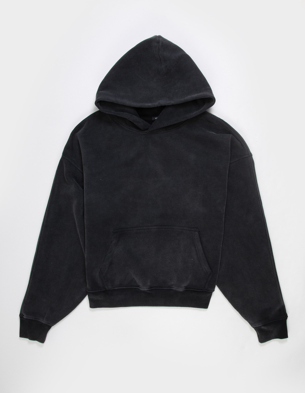 RSQ Mens Cropped Hoodie - BLACK