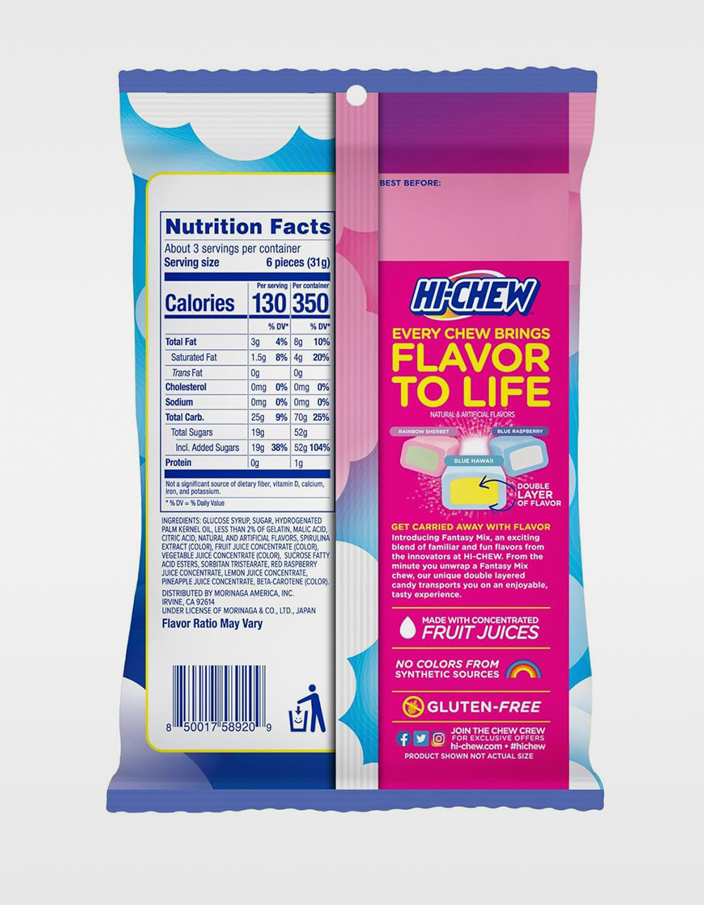 HI-CHEW Fantasy Mix Chewy Candy  - MULTI